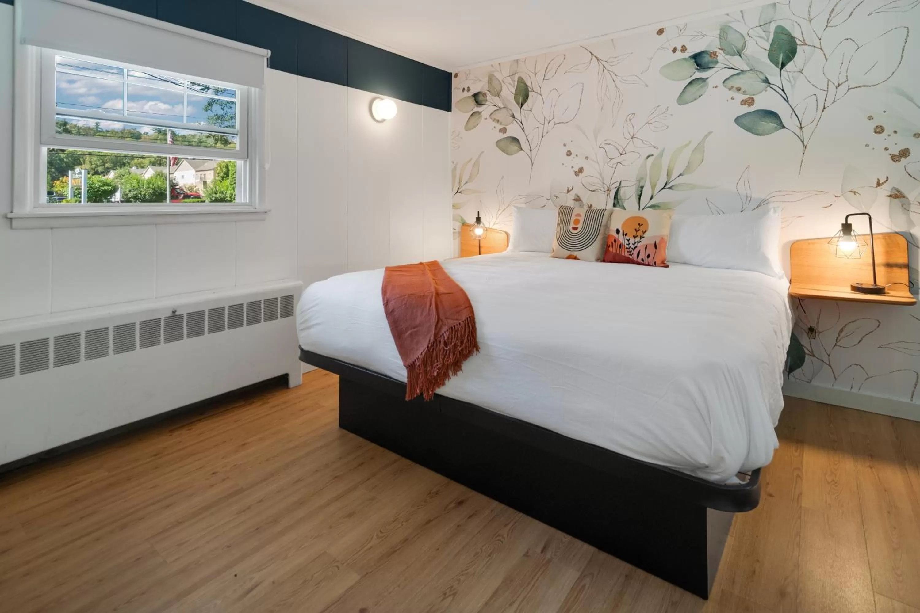 Bed in Birches Motel