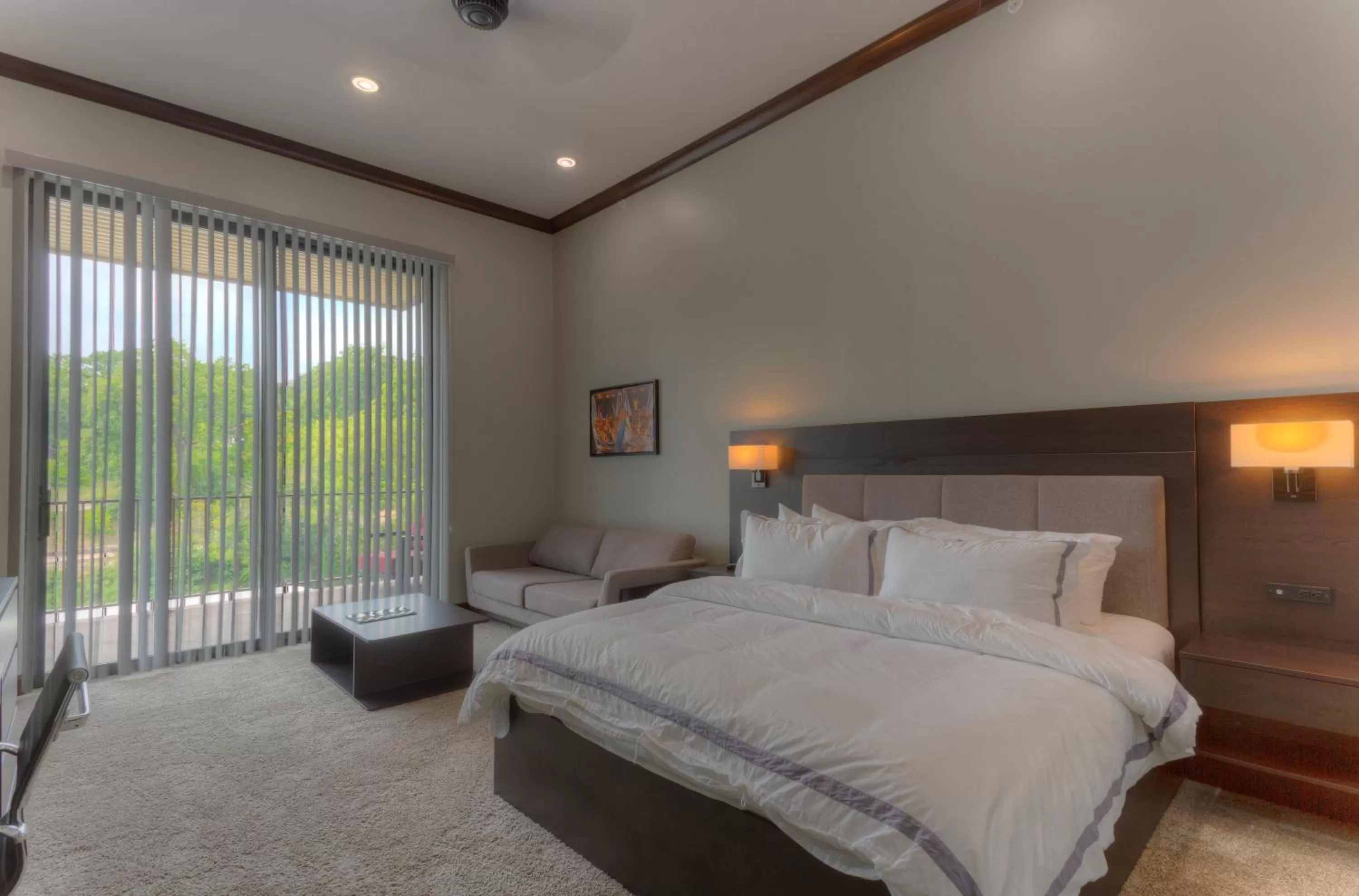 Bed in The Resort at Lake of the Ozarks