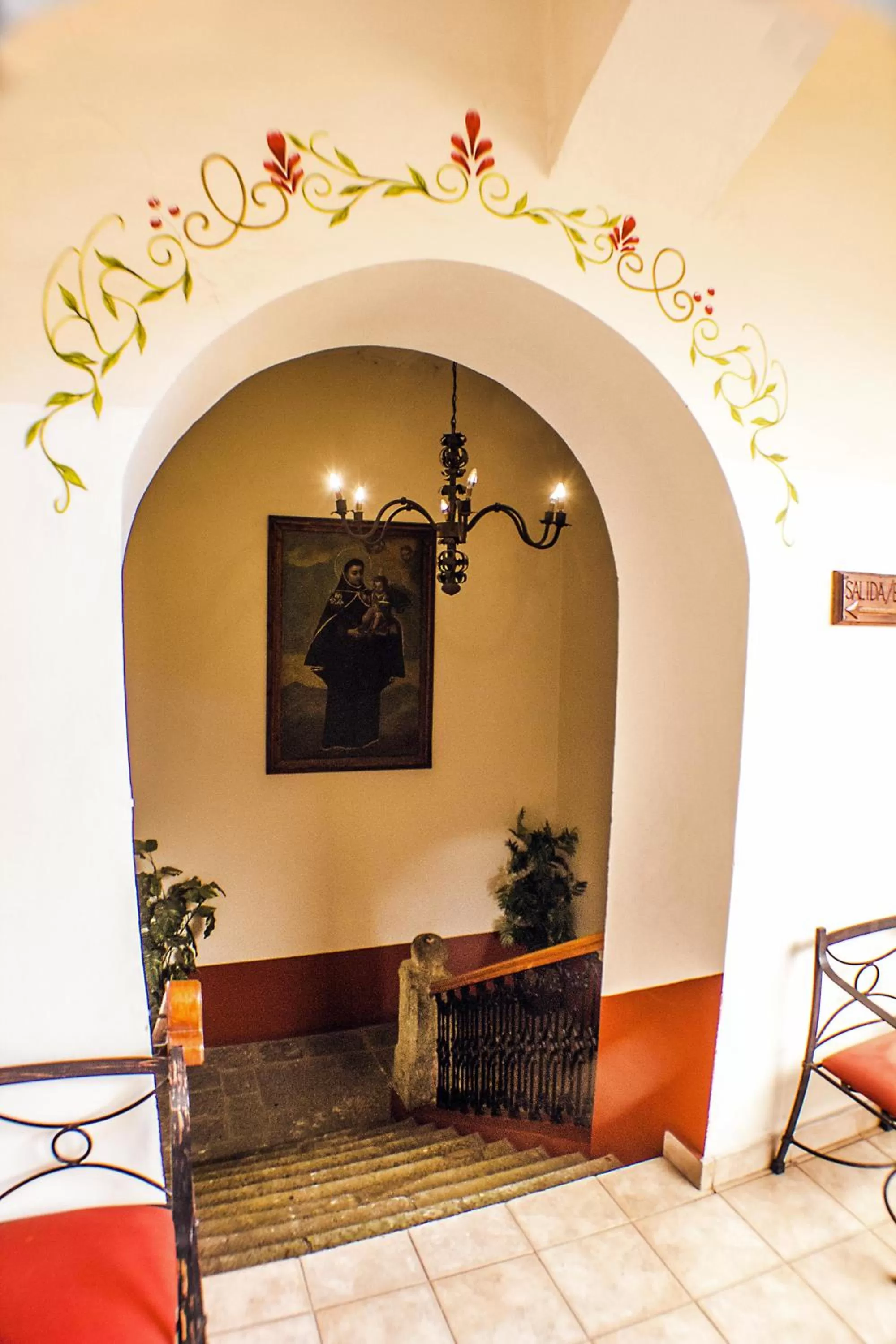 Decorative detail in Parador San Agustin