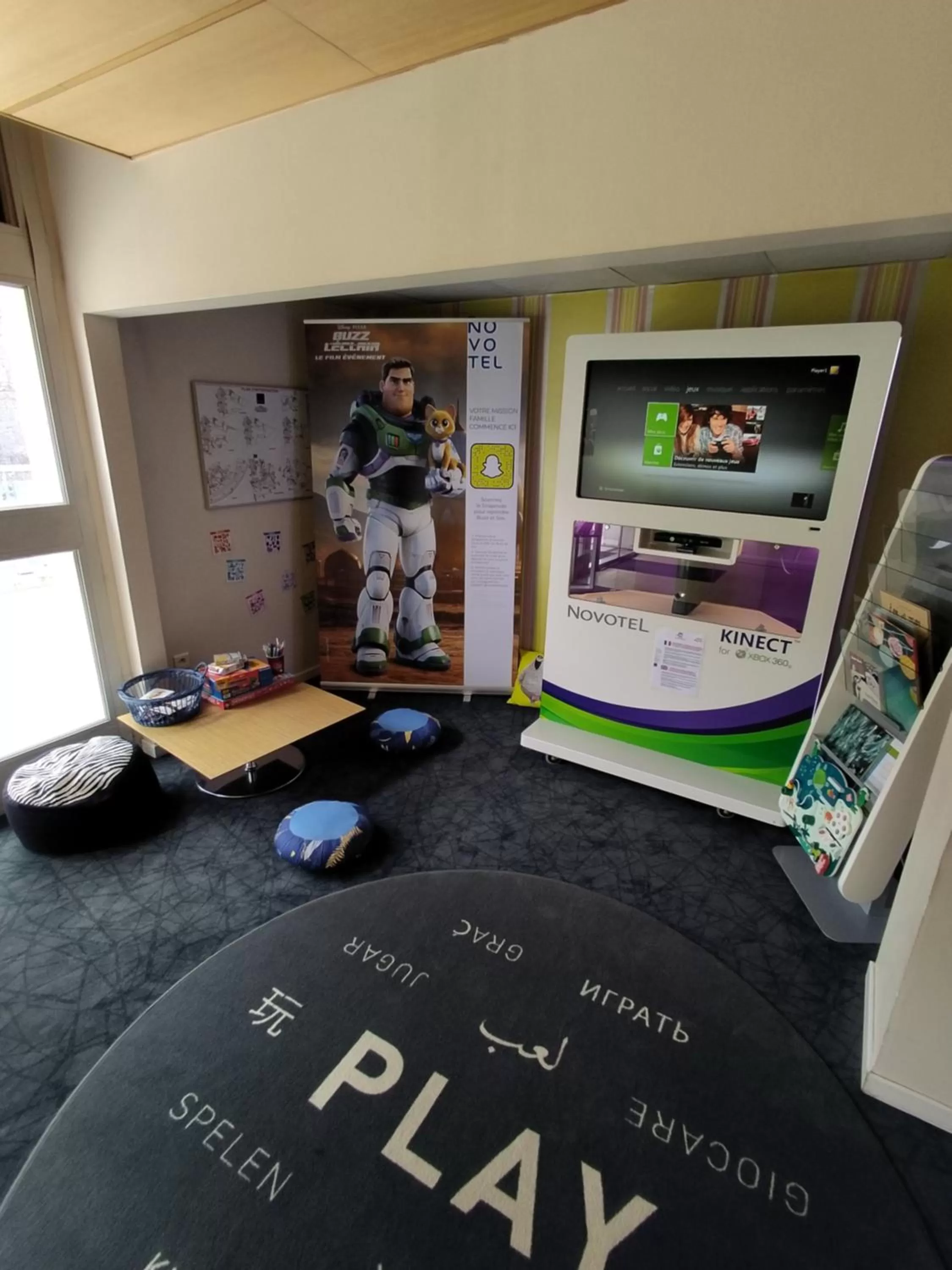 Children play ground in Novotel Belfort Centre Atria