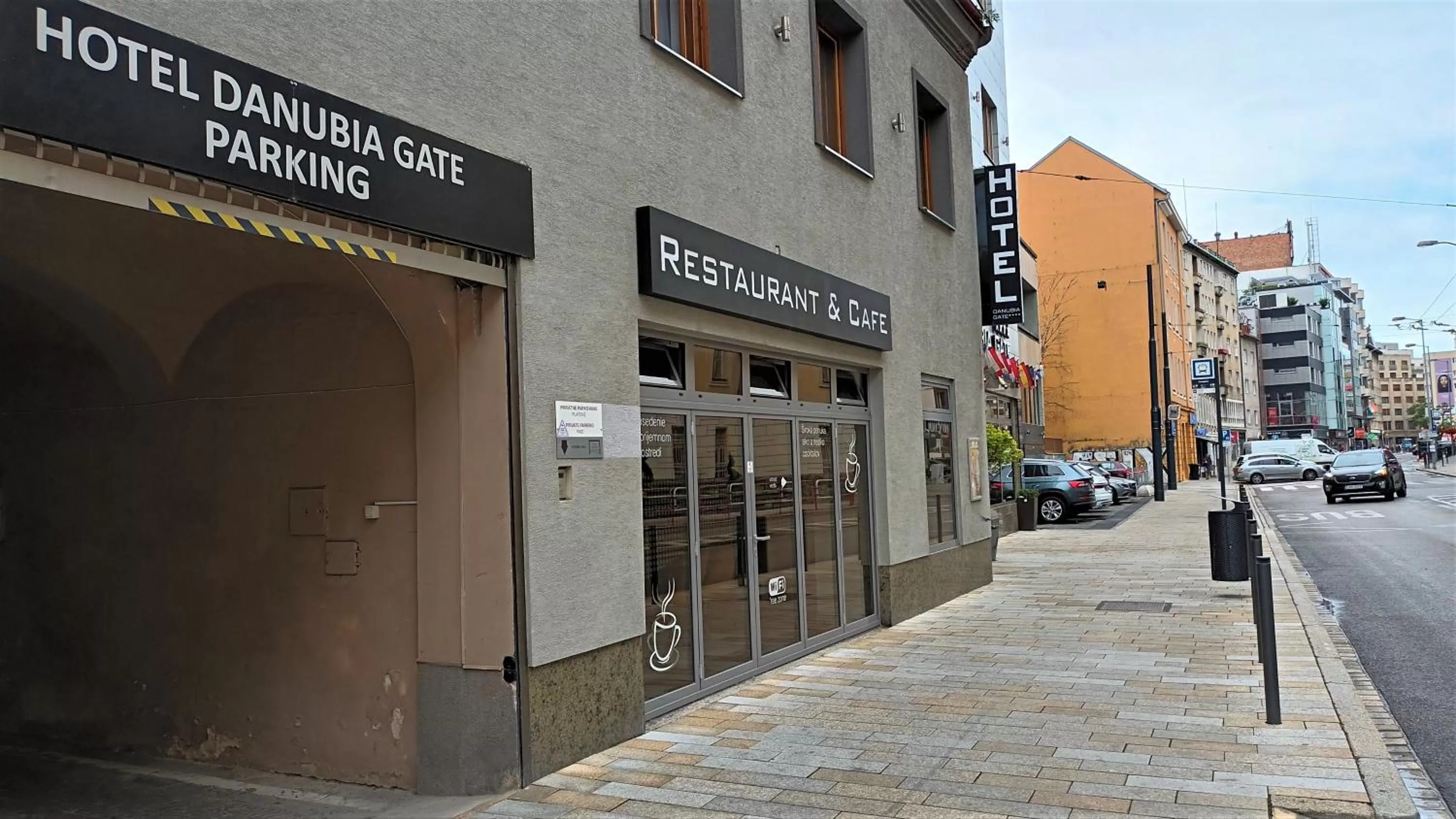 Property building in Danubia Gate Hotel