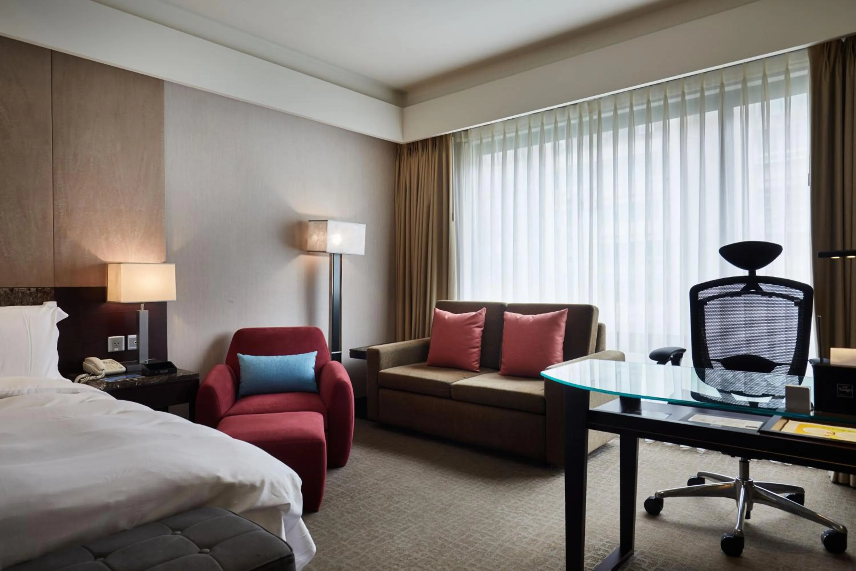 Seating area, Bed in The Tango Hotel Taipei XinYi