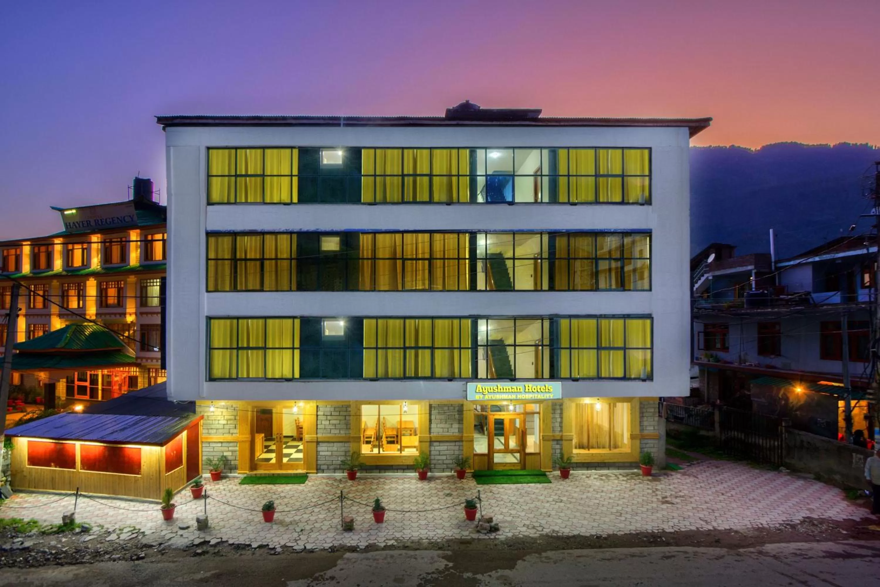 Property Building in Ayushman Hotels