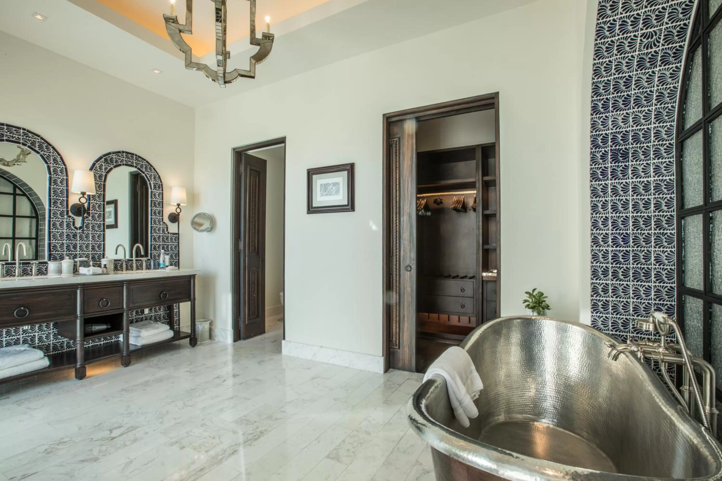 Bathroom in Banyan Tree Puebla