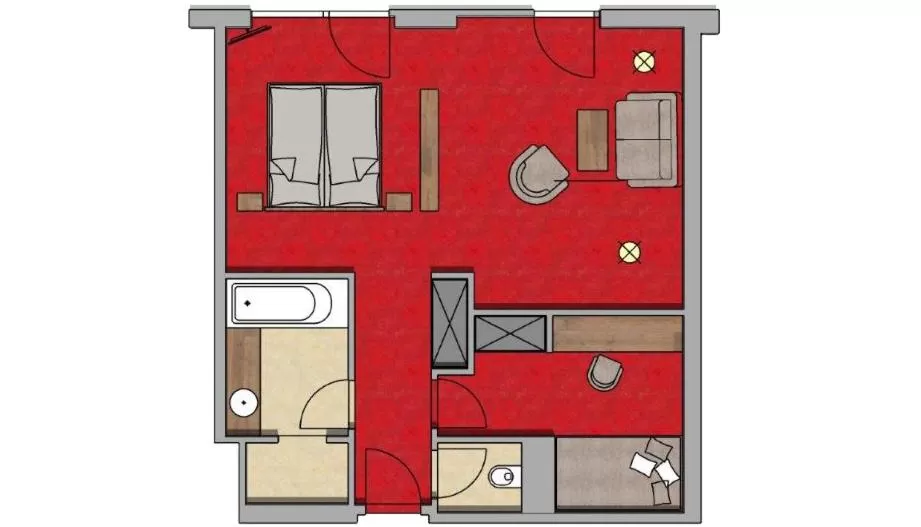 Floor Plan in Das Schloss an der Eisenstrasse