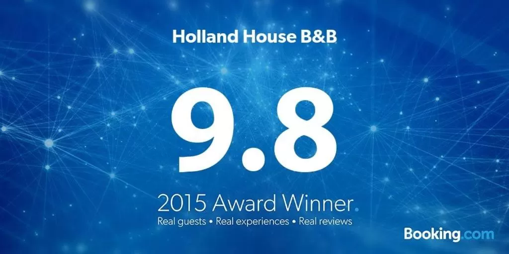 Certificate/Award in Holland House B&B