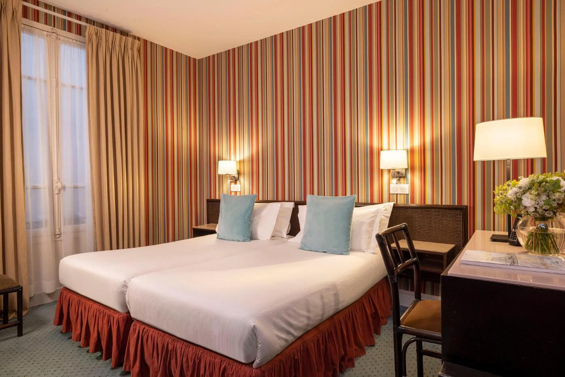 Bed in Hotel Clément