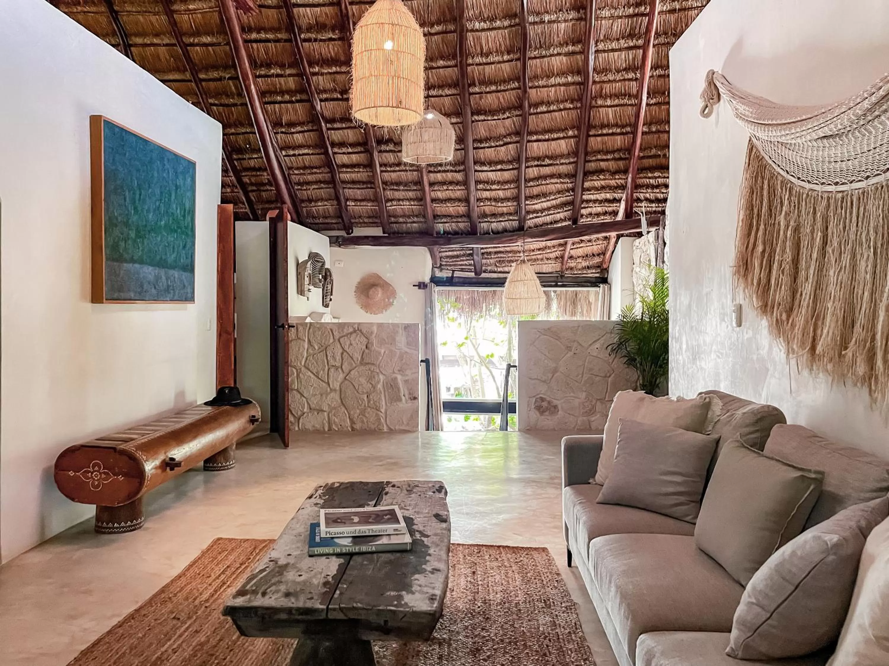 Living room in Amansala Resort