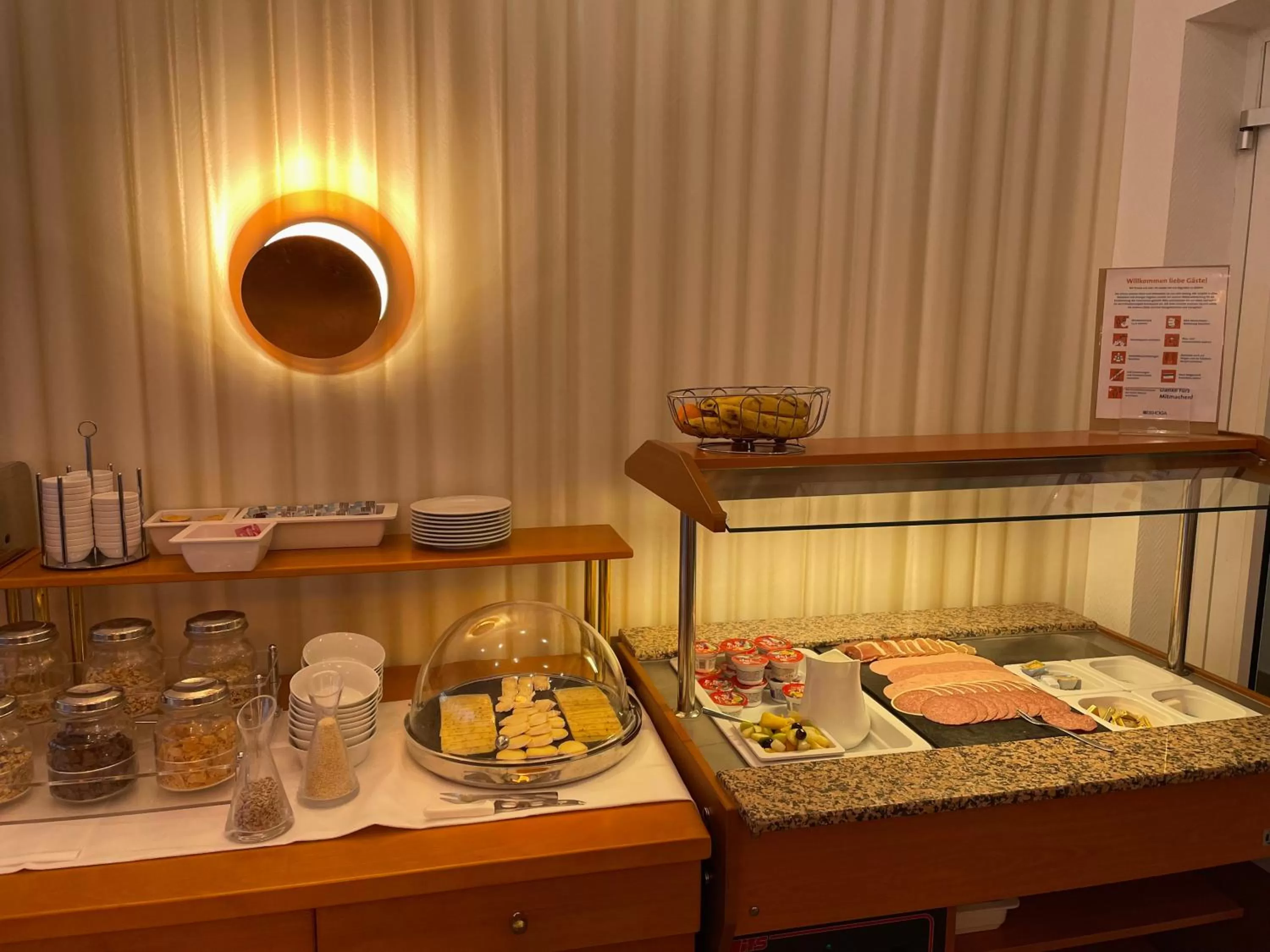 Buffet breakfast, Food in Hotel-Gasthof Hüttensteinach