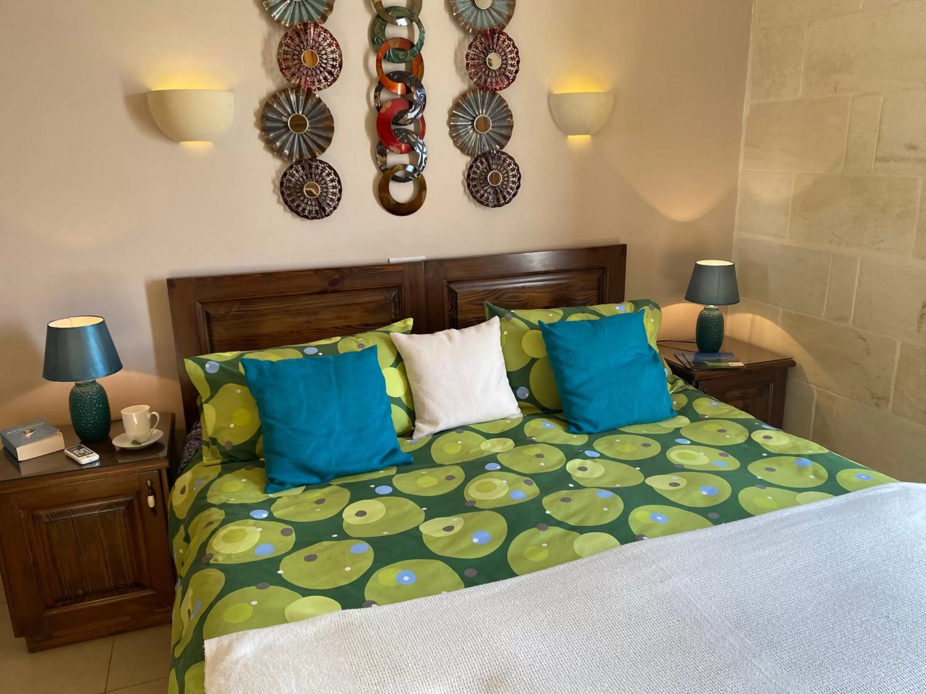 Bed in Ta’ Giljan B&B Gozo