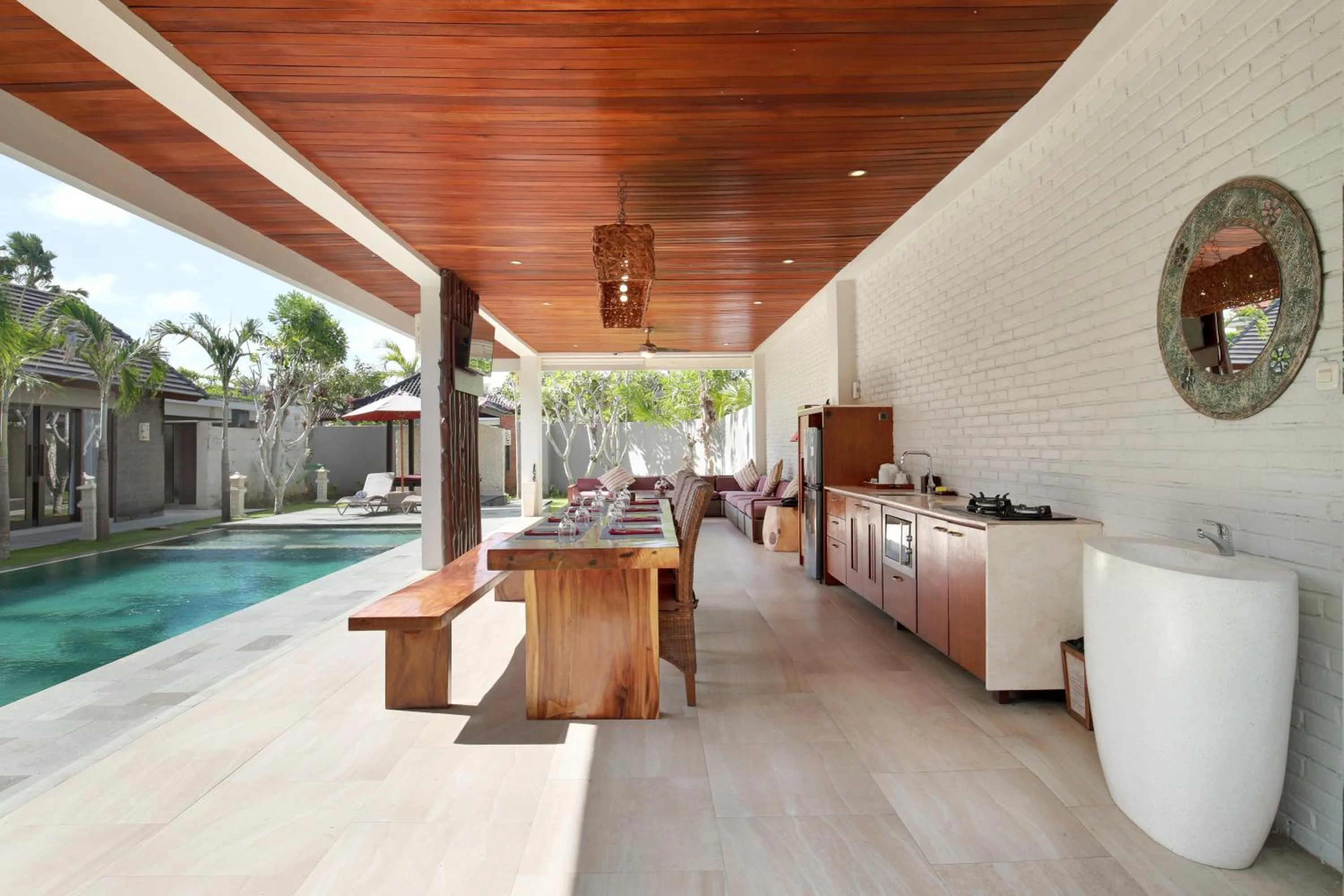 Dining area in Lumbini Luxury Villas and Spa