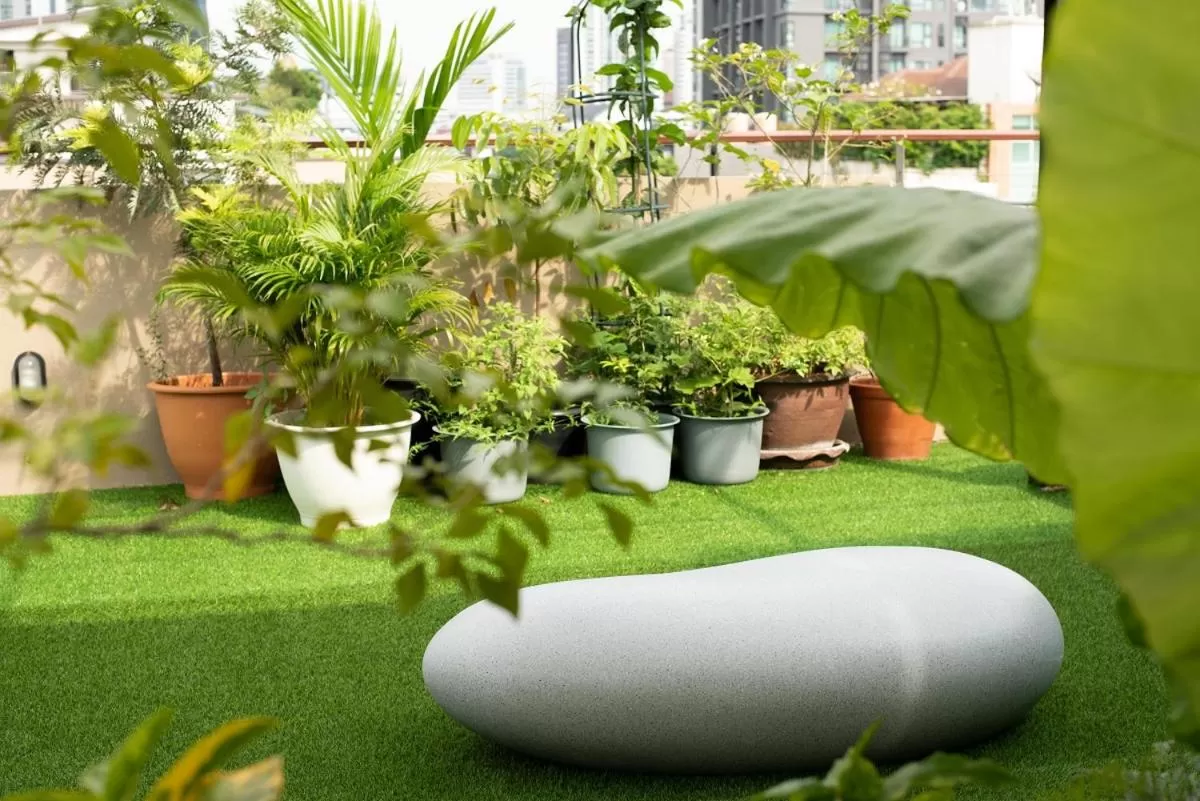 Garden in karaarom hotel