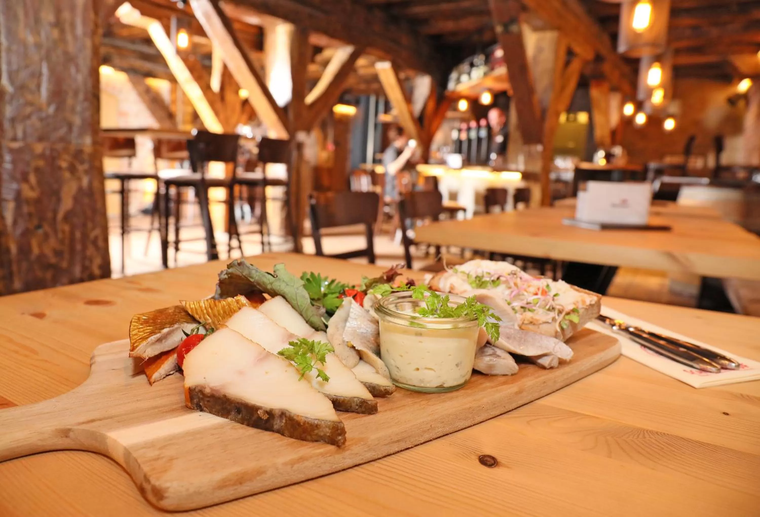 Food close-up in Romantik Hotel Scheelehof Stralsund