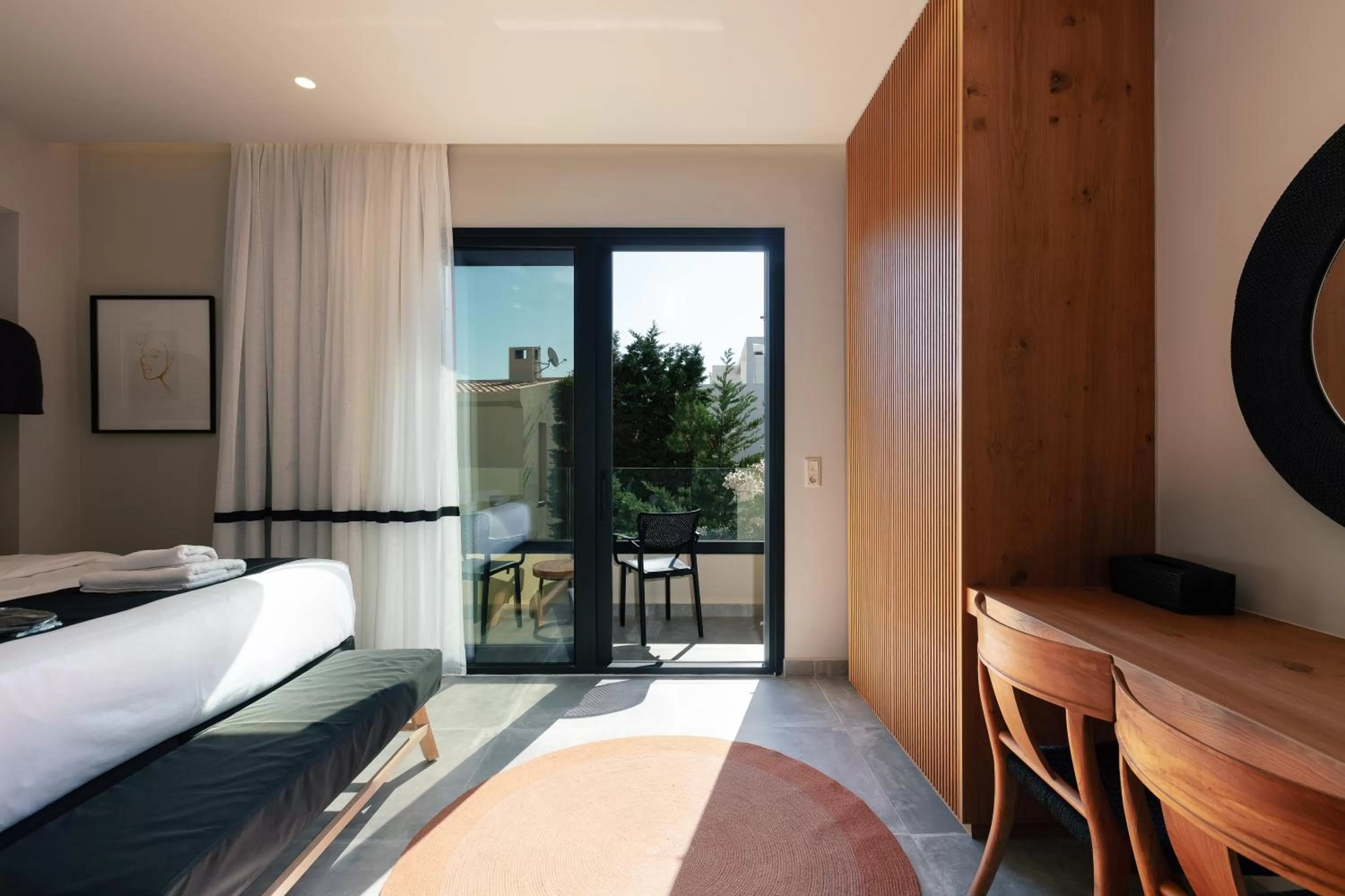 Photo of the whole room, Bed in Chapter 02 Gallery Suites