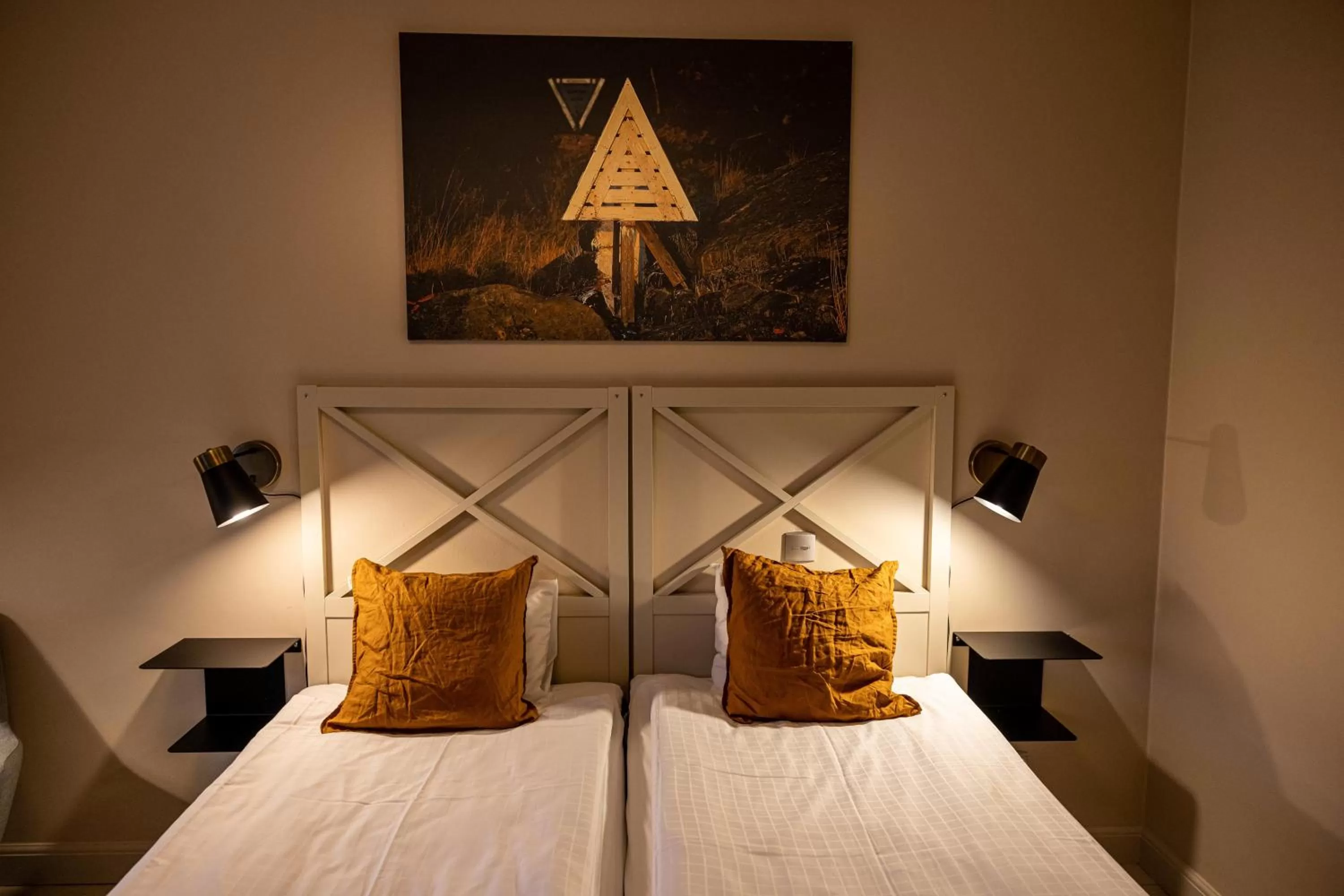 Bed in Åtellet Hotell