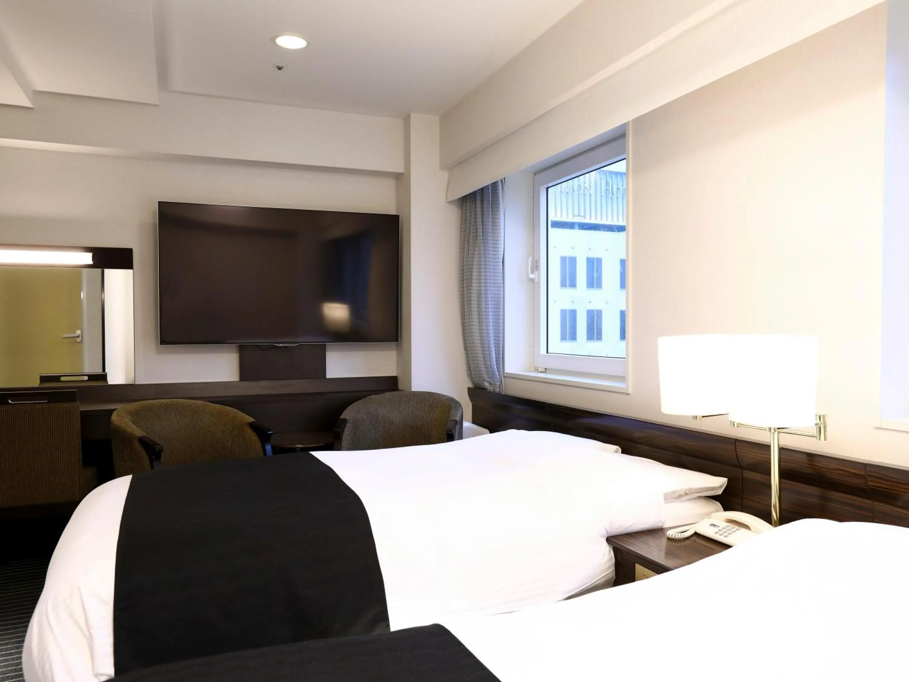 Photo of the whole room, Bed in APA Hotel Akasaka Mitsuke