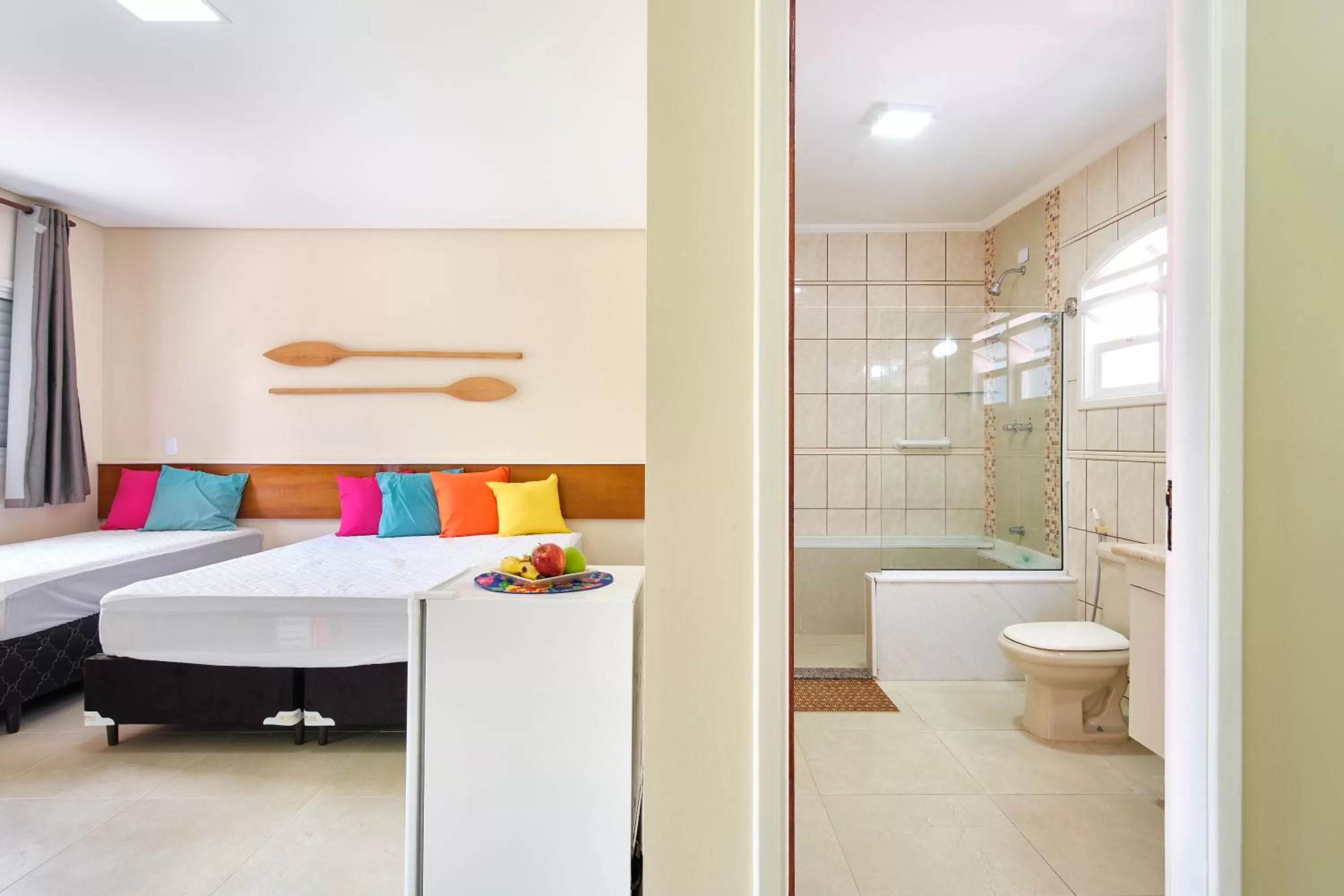 Bathroom, Bed in Green Haven Residence