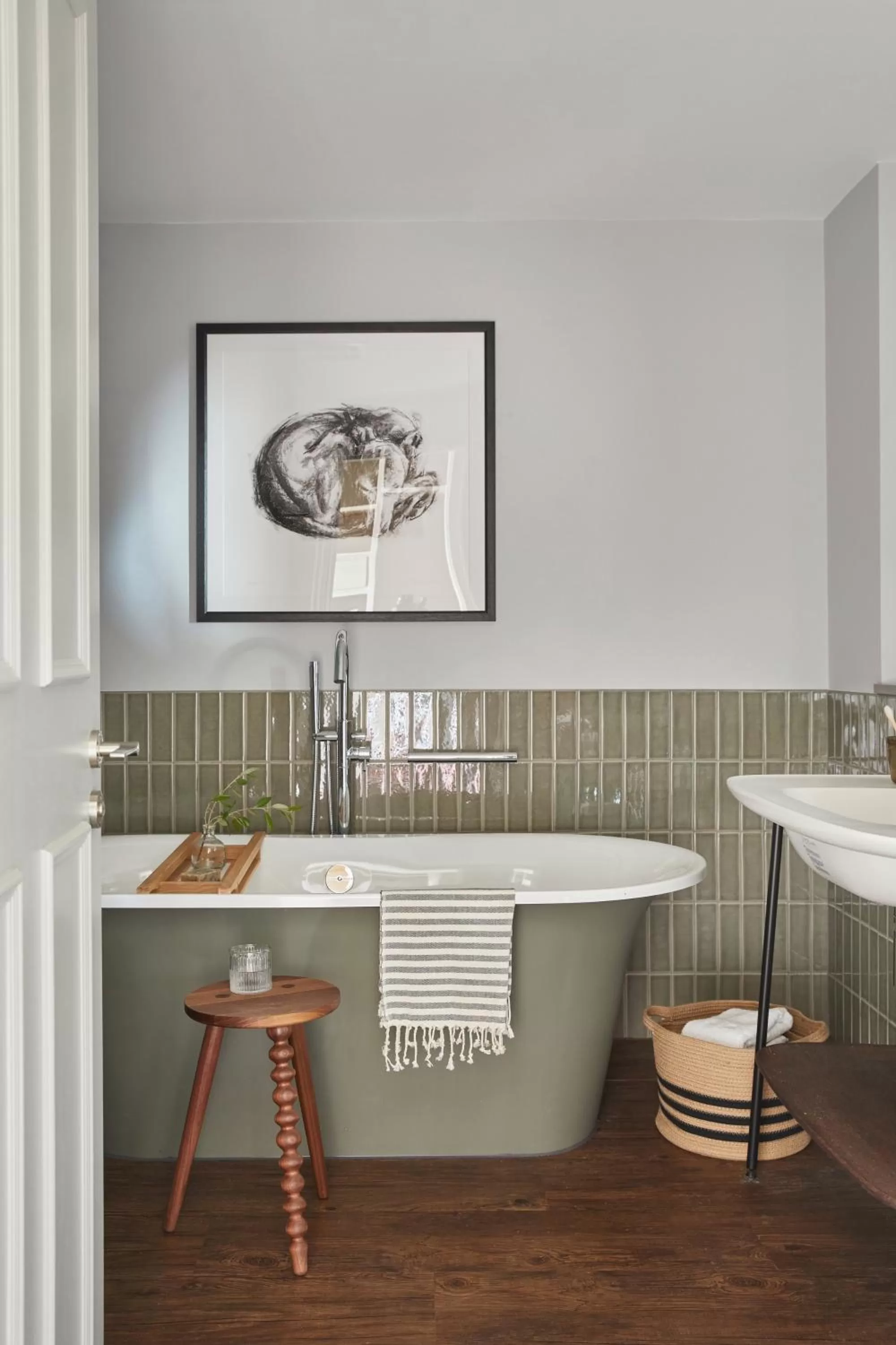 Bathroom in Fowey Hall Hotel