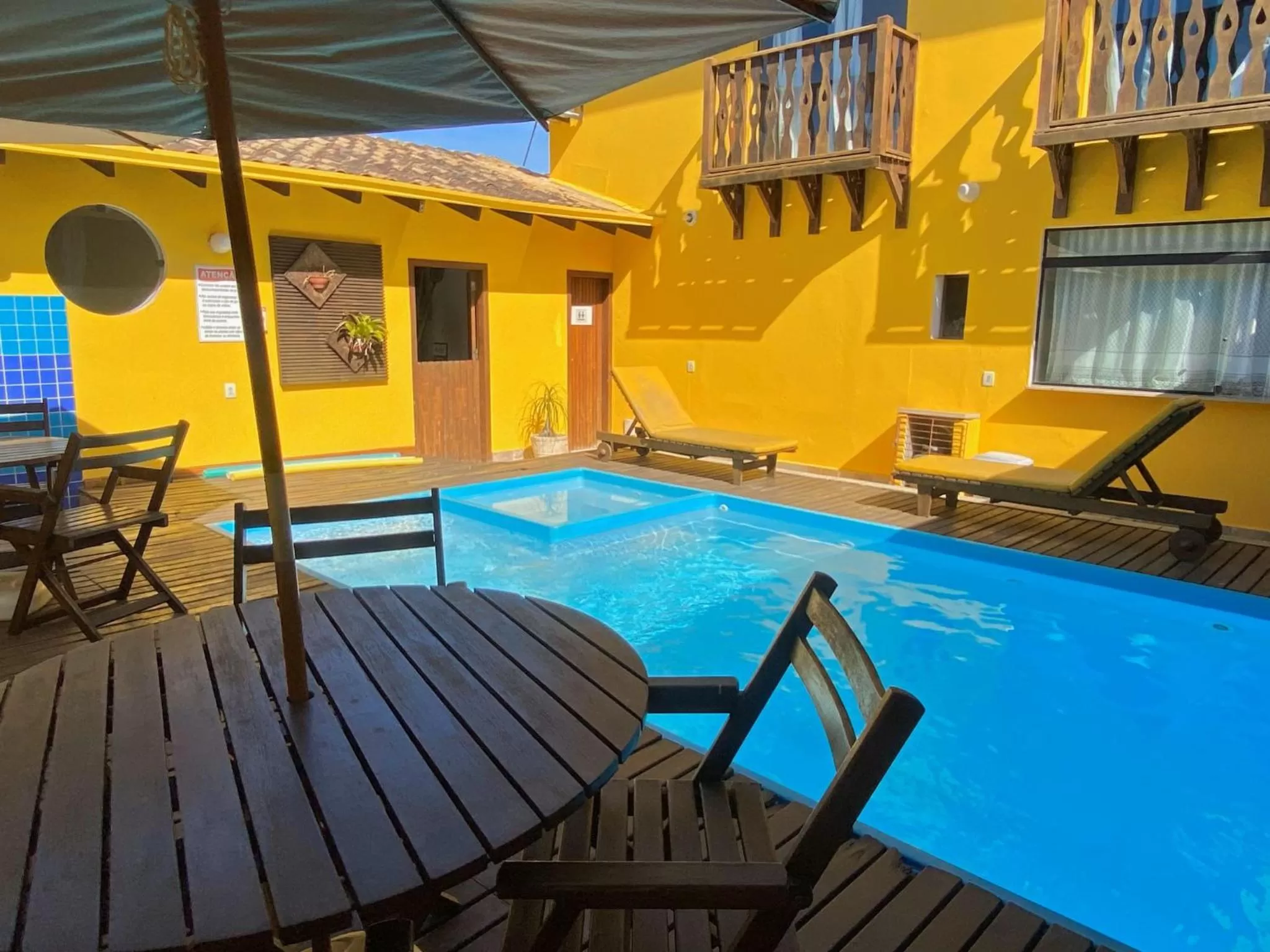 Swimming pool in Pousada Maravilha de Paraty