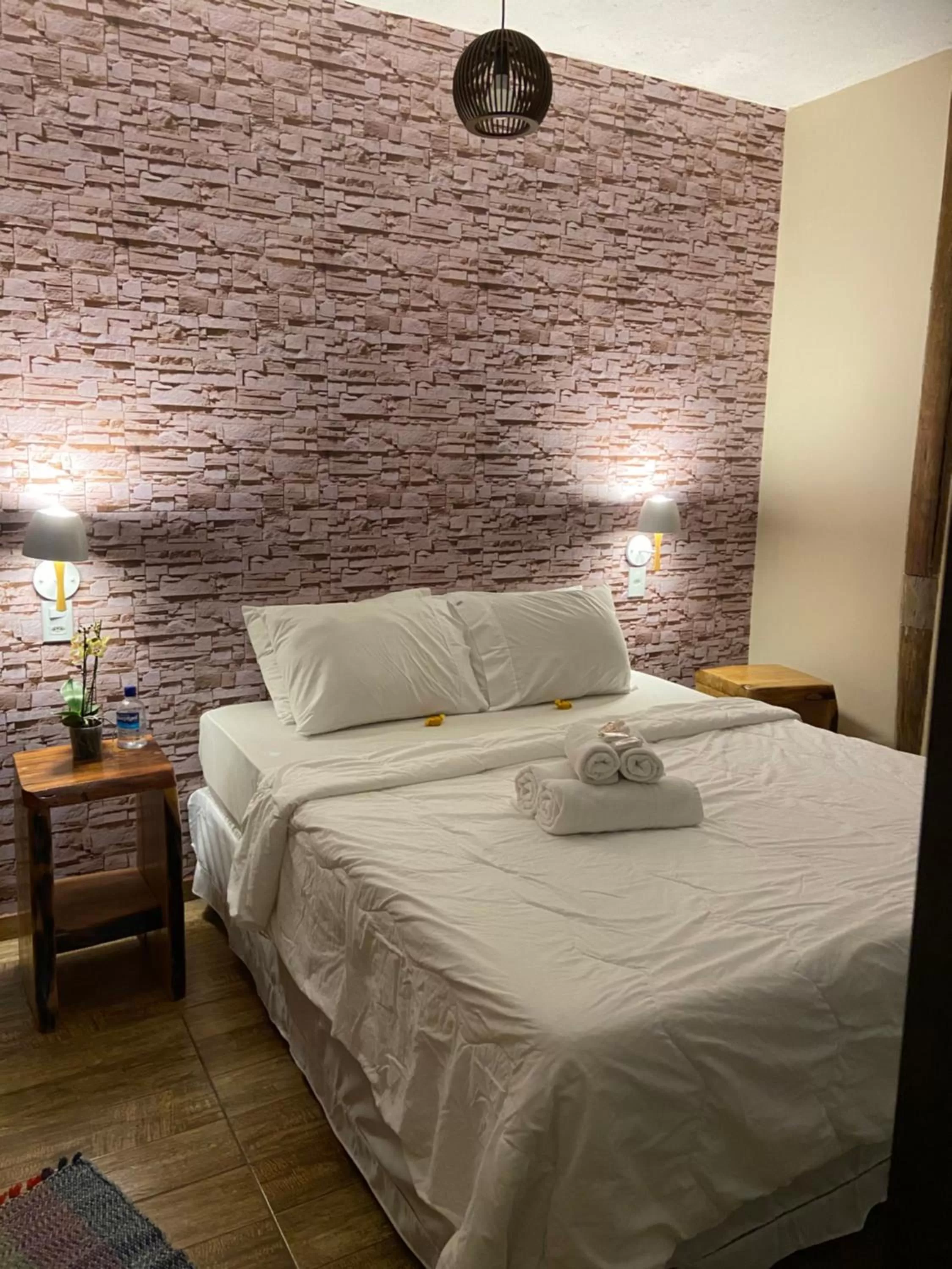 Bed in A Mi Manera Bistro, Pousada e Cervejaria Artesanal!