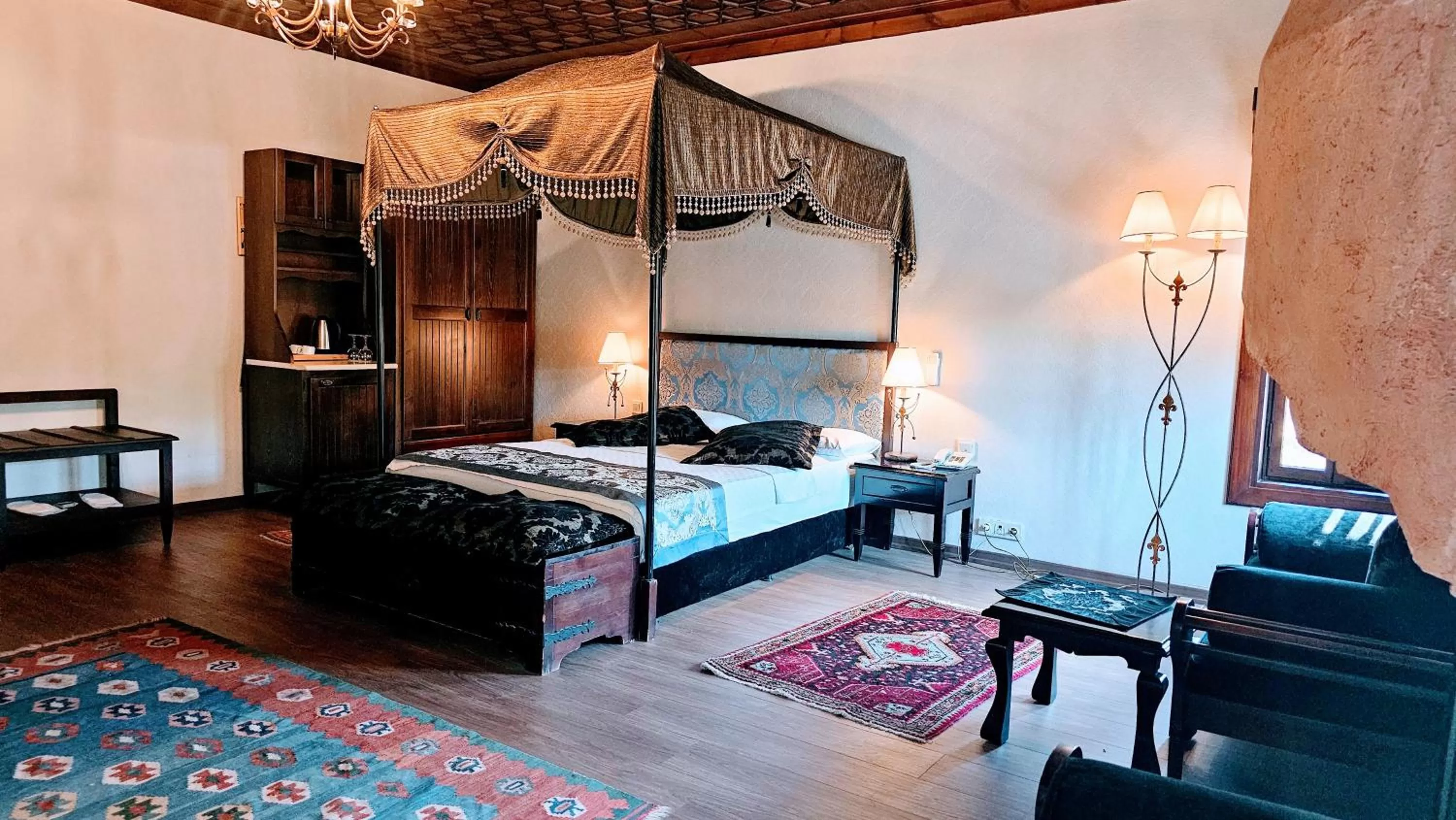 Living room, Bed in Otantik Hotel & Spa