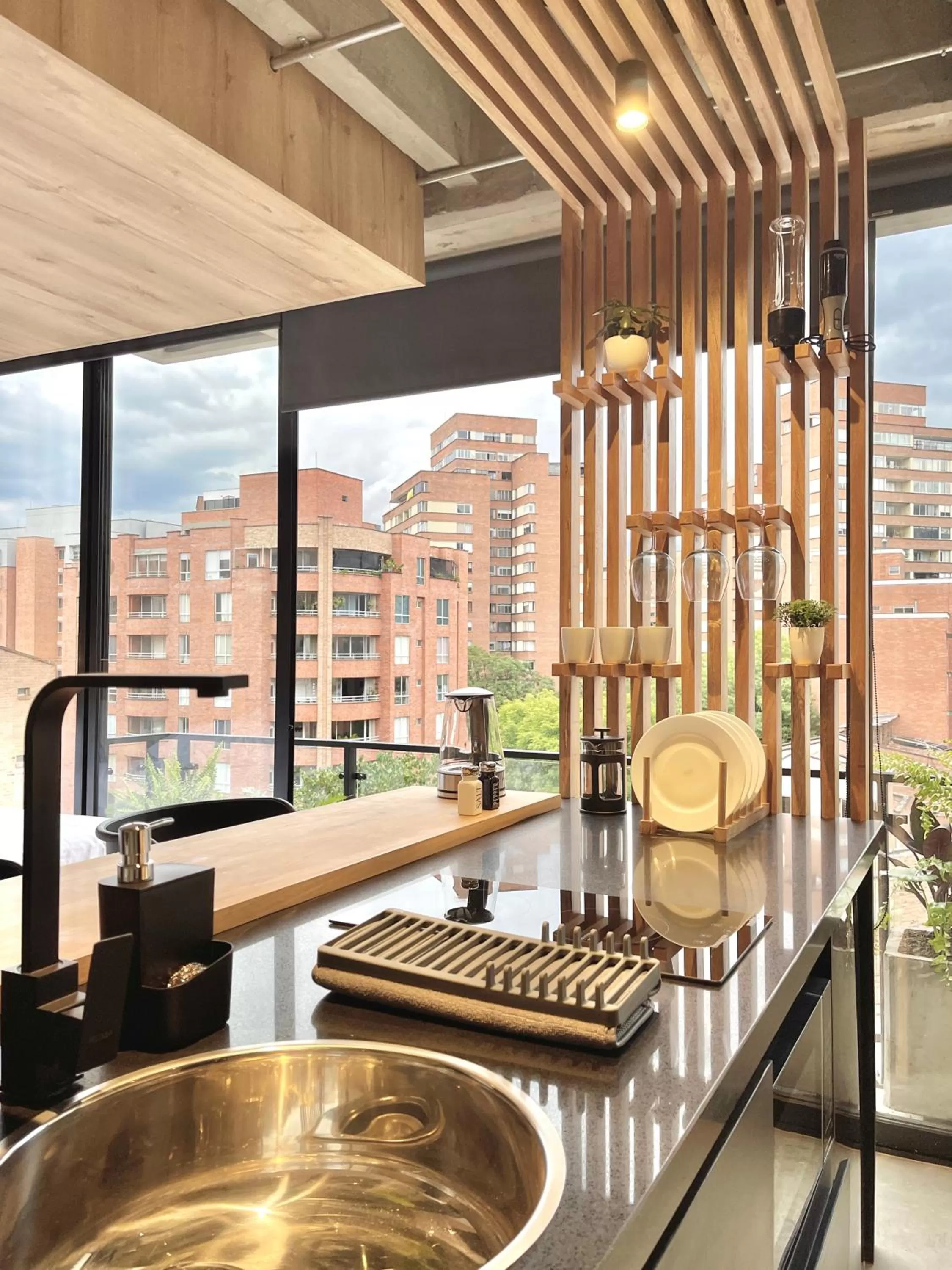 Kitchen or kitchenette in Beminimal Hotel