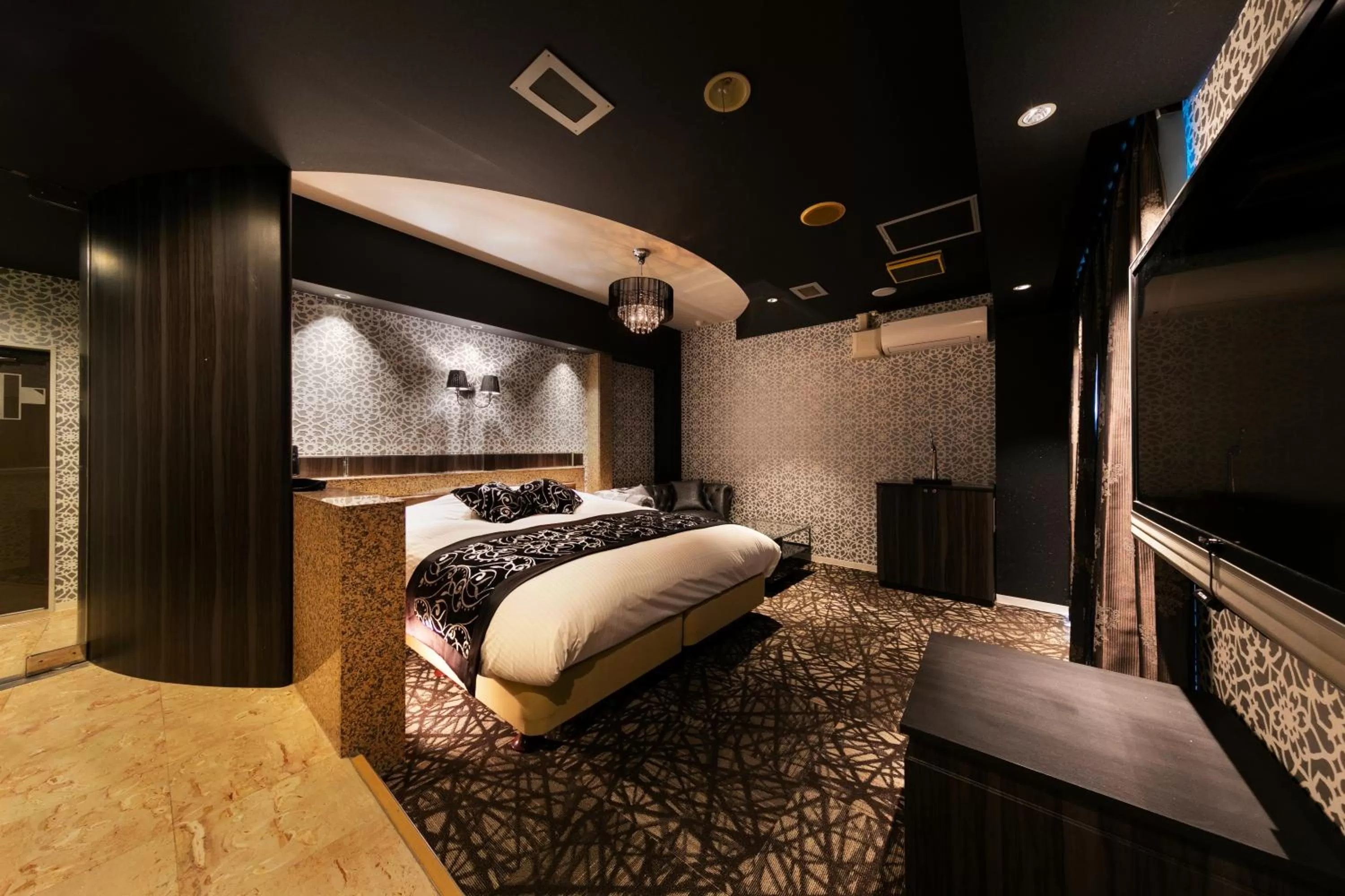 Bed in Hotel Eldia Luxury Kobe (Adult Only)