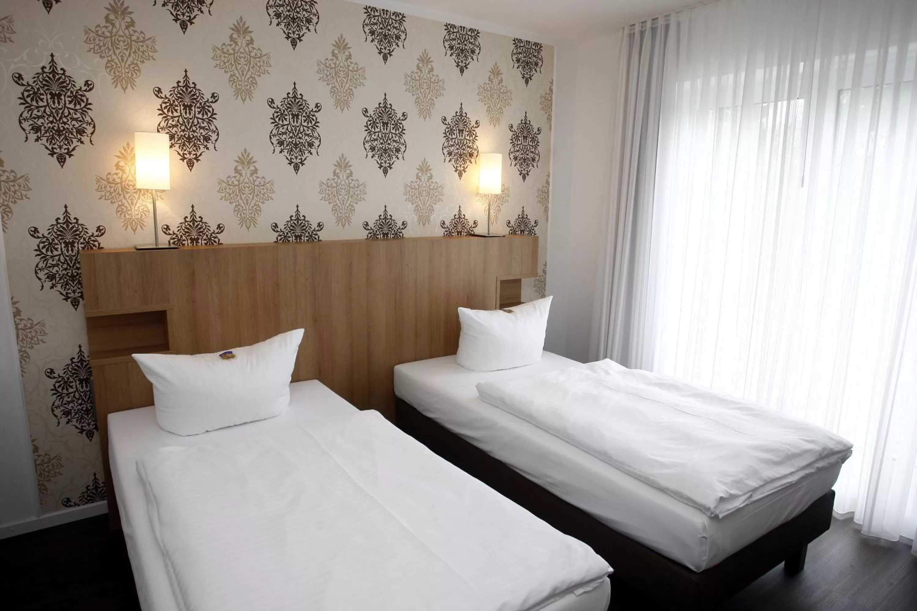 Bed in Hotel Westerkamp