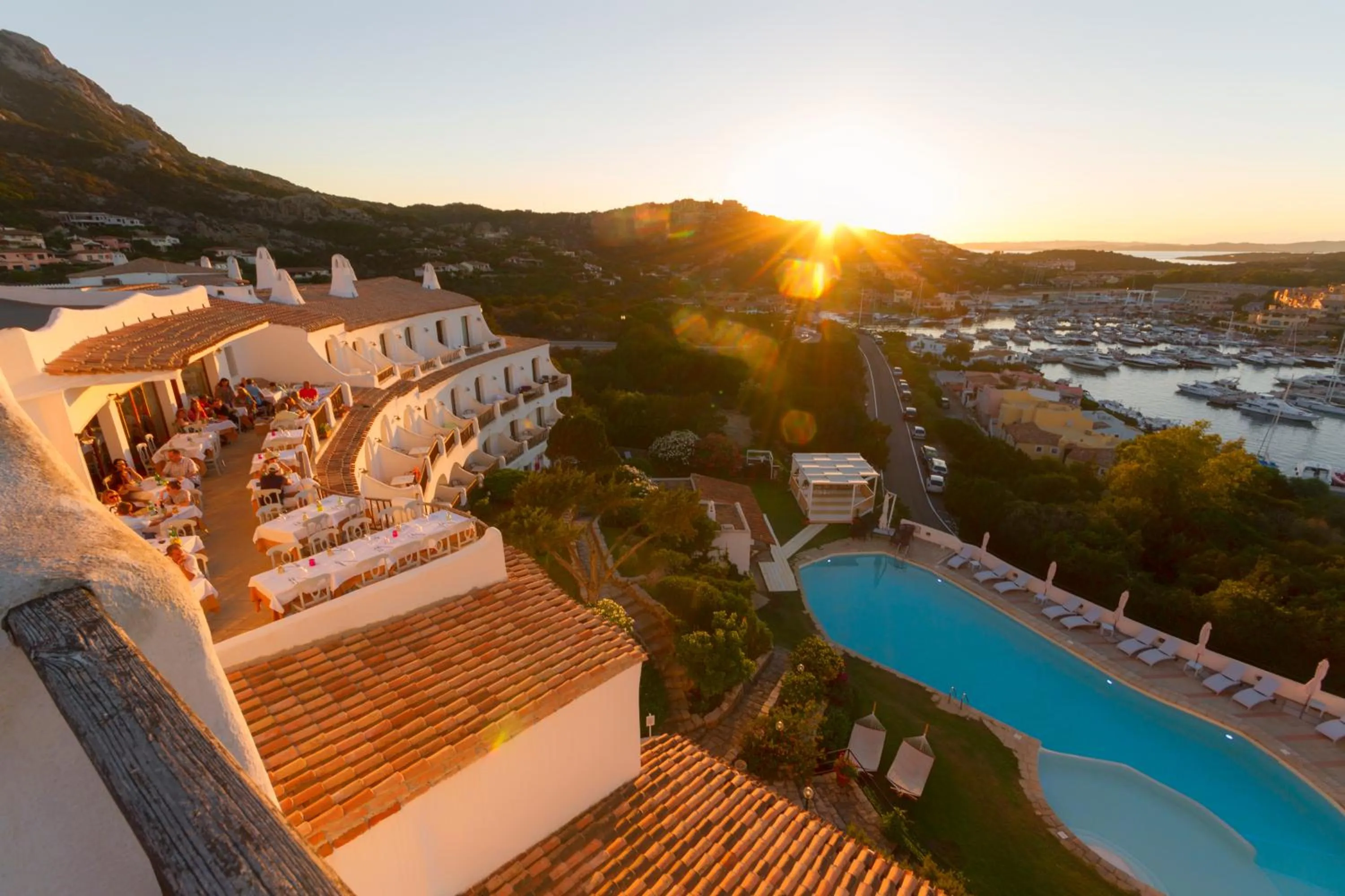 Sunset in Hotel Luci di la Muntagna