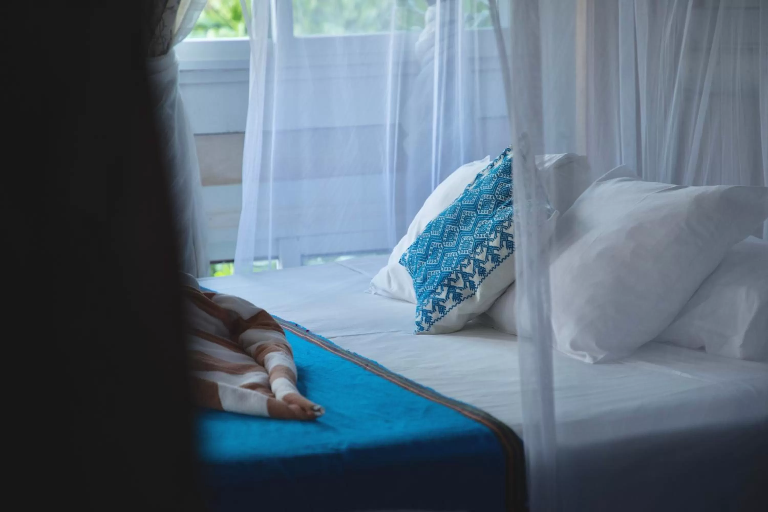 Superior King Room with Terrace Garden View in Posada Lamar Tulum Beach Front and Pool