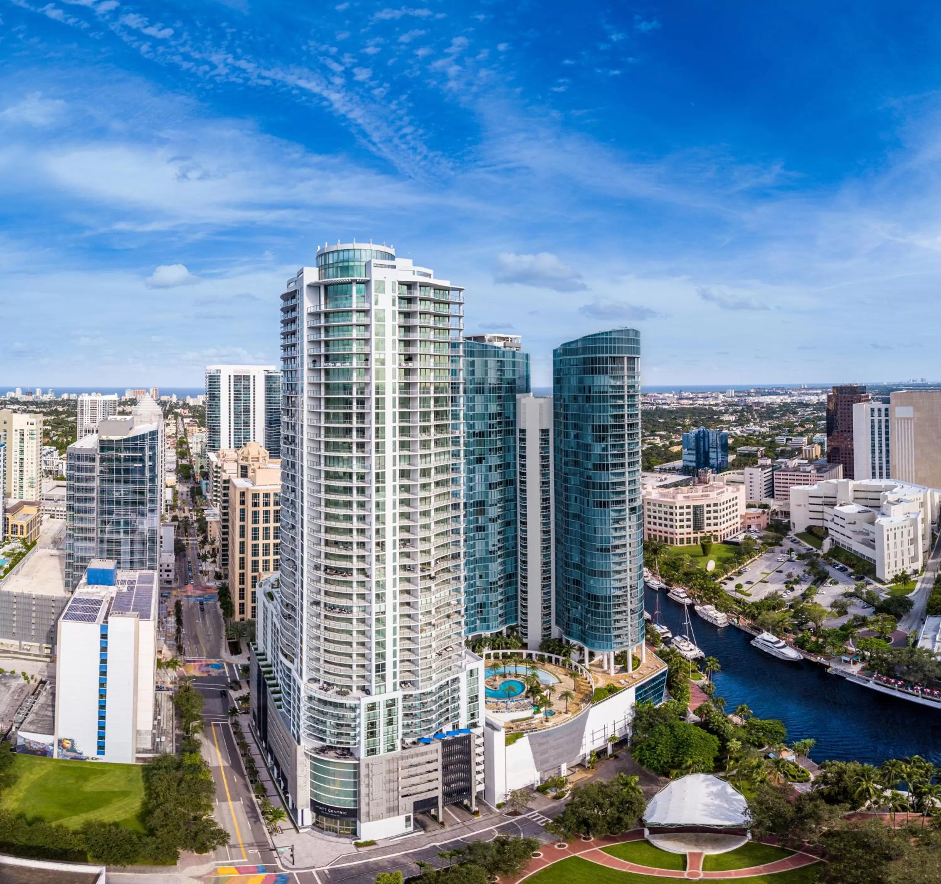 Bird's eye view in Hyatt Centric Las Olas Fort Lauderdale