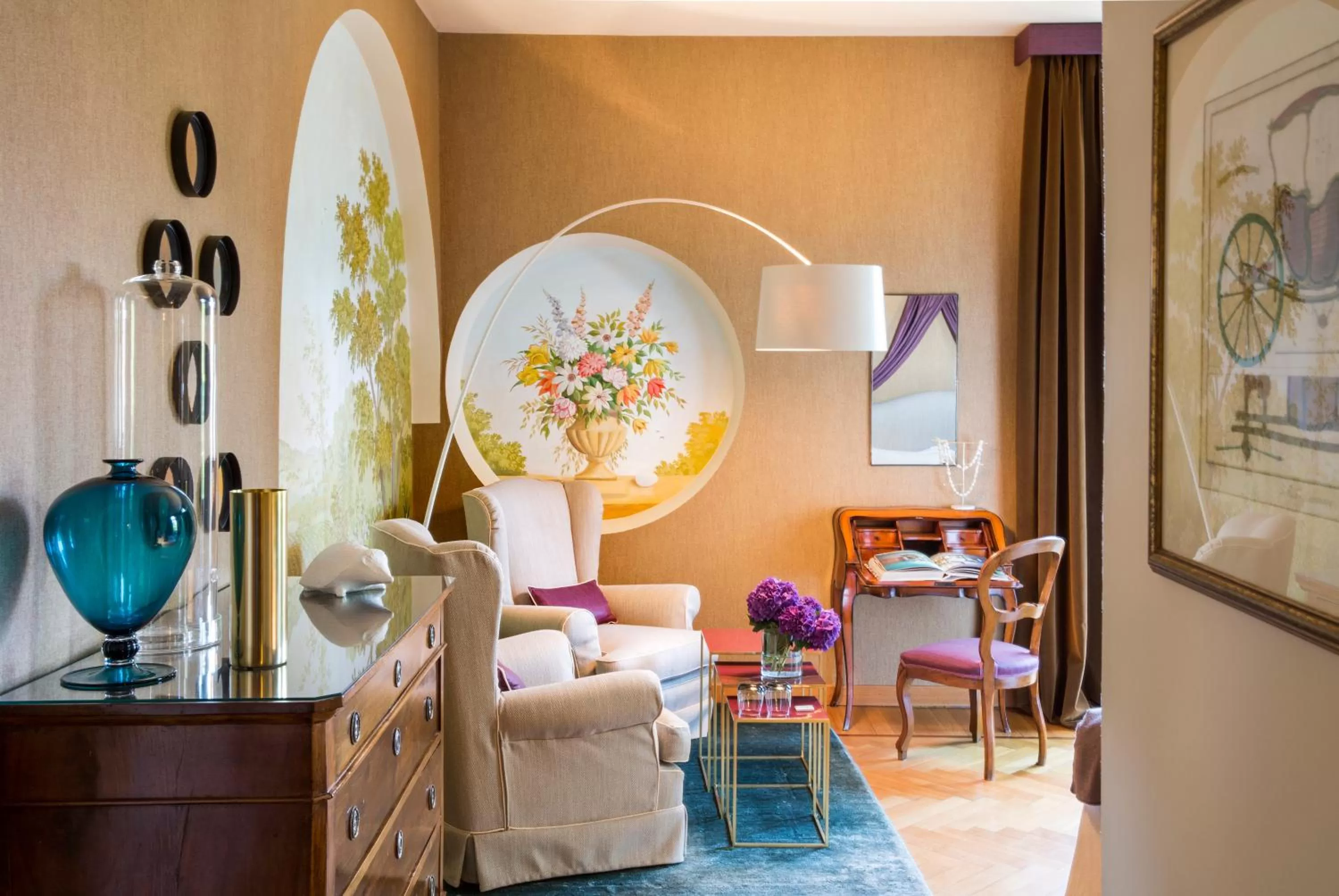 Seating area in L'Albereta Relais & Chateaux