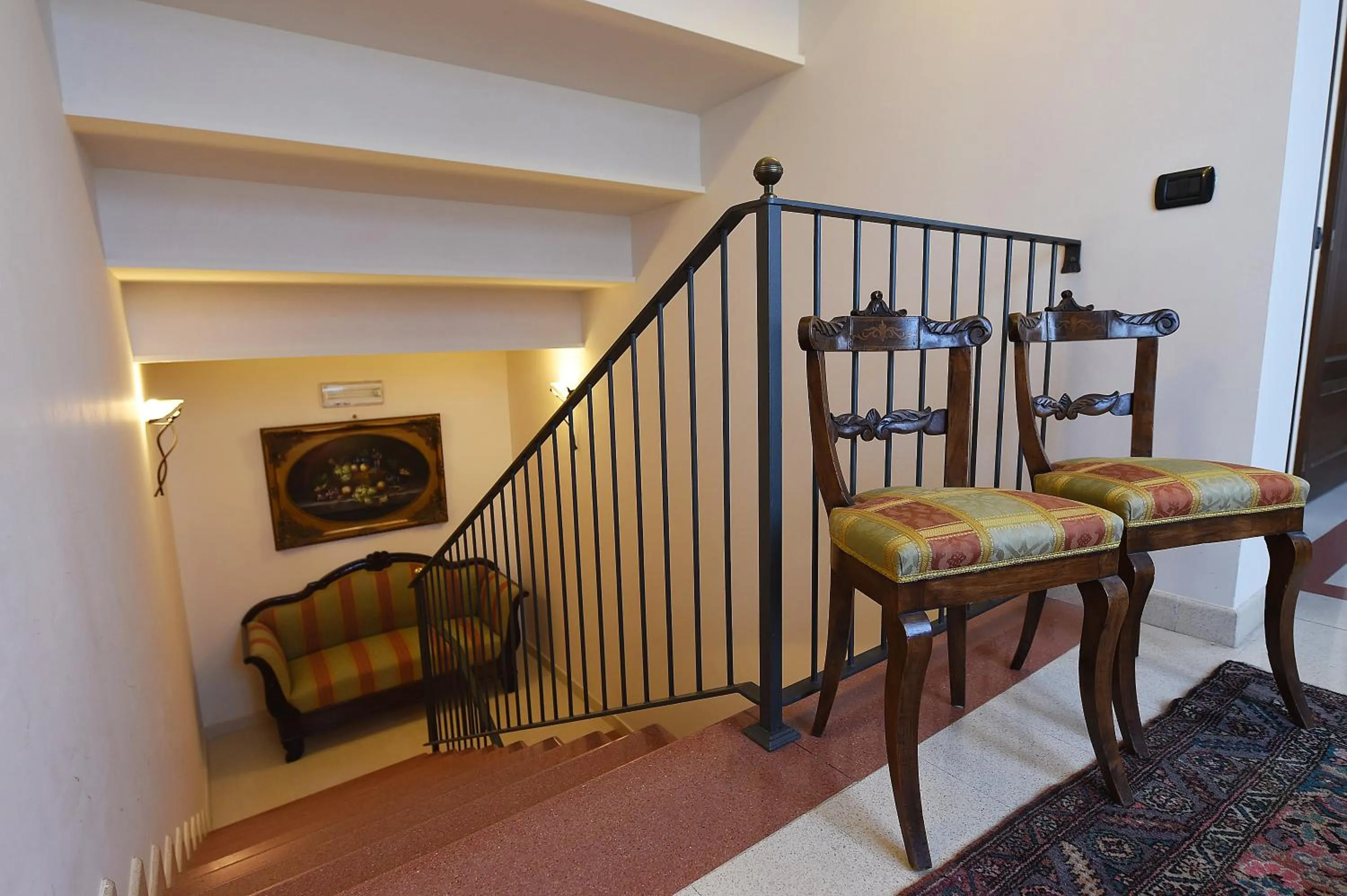 Decorative detail in Hotel Villa Lauri