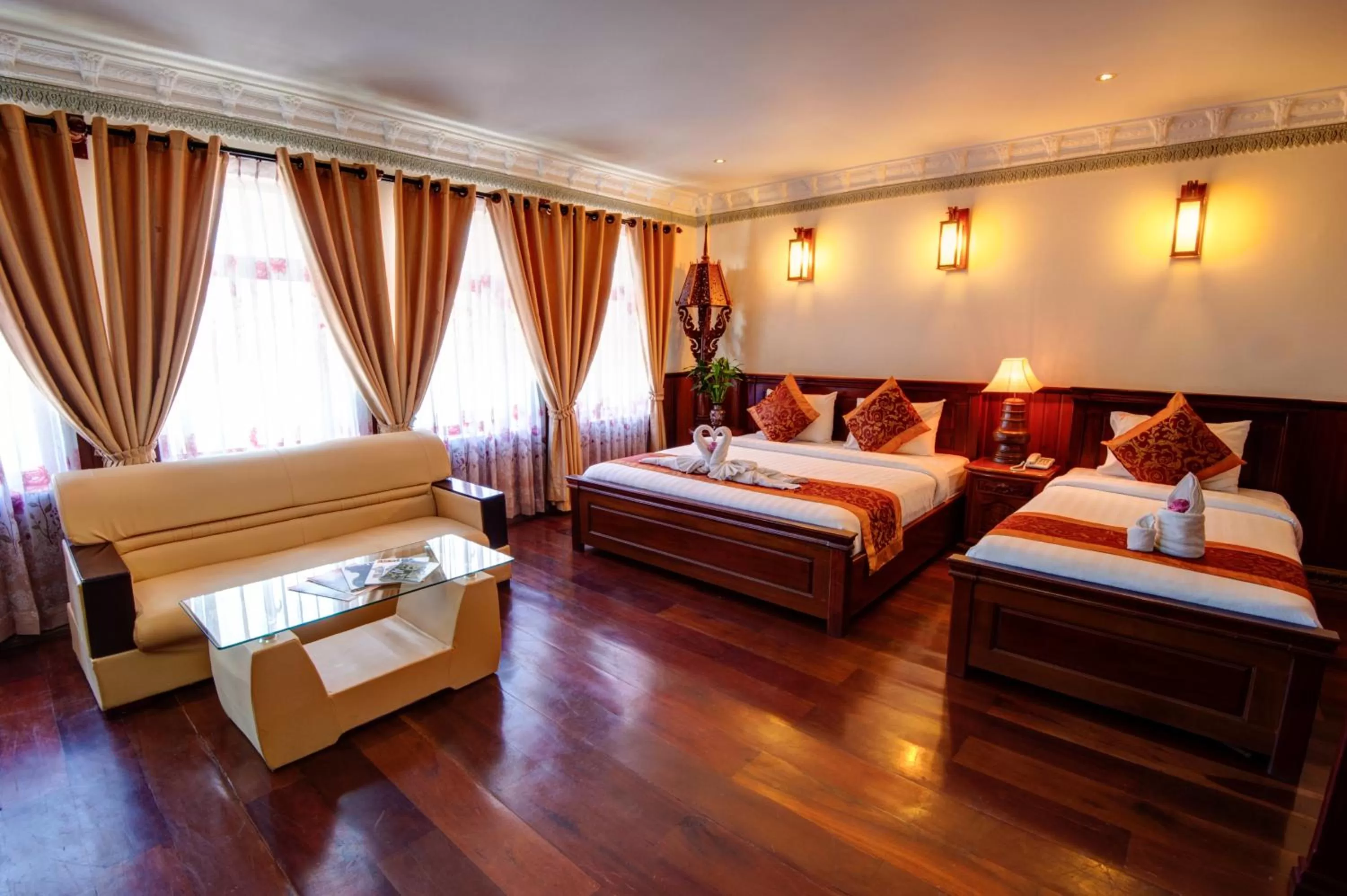 Bed in Okay Boutique Hotel