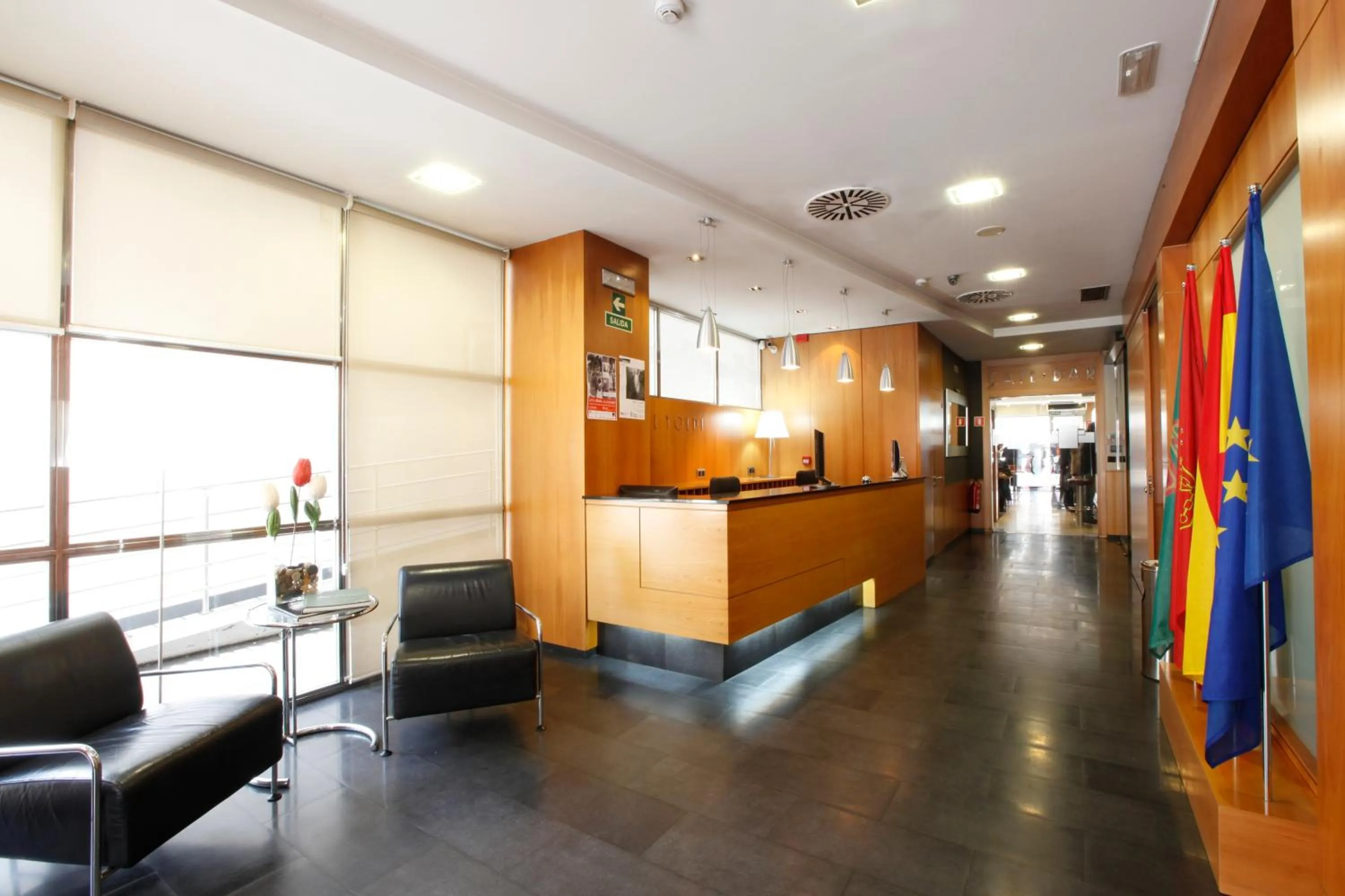 Lobby or reception in Hotel Yoldi