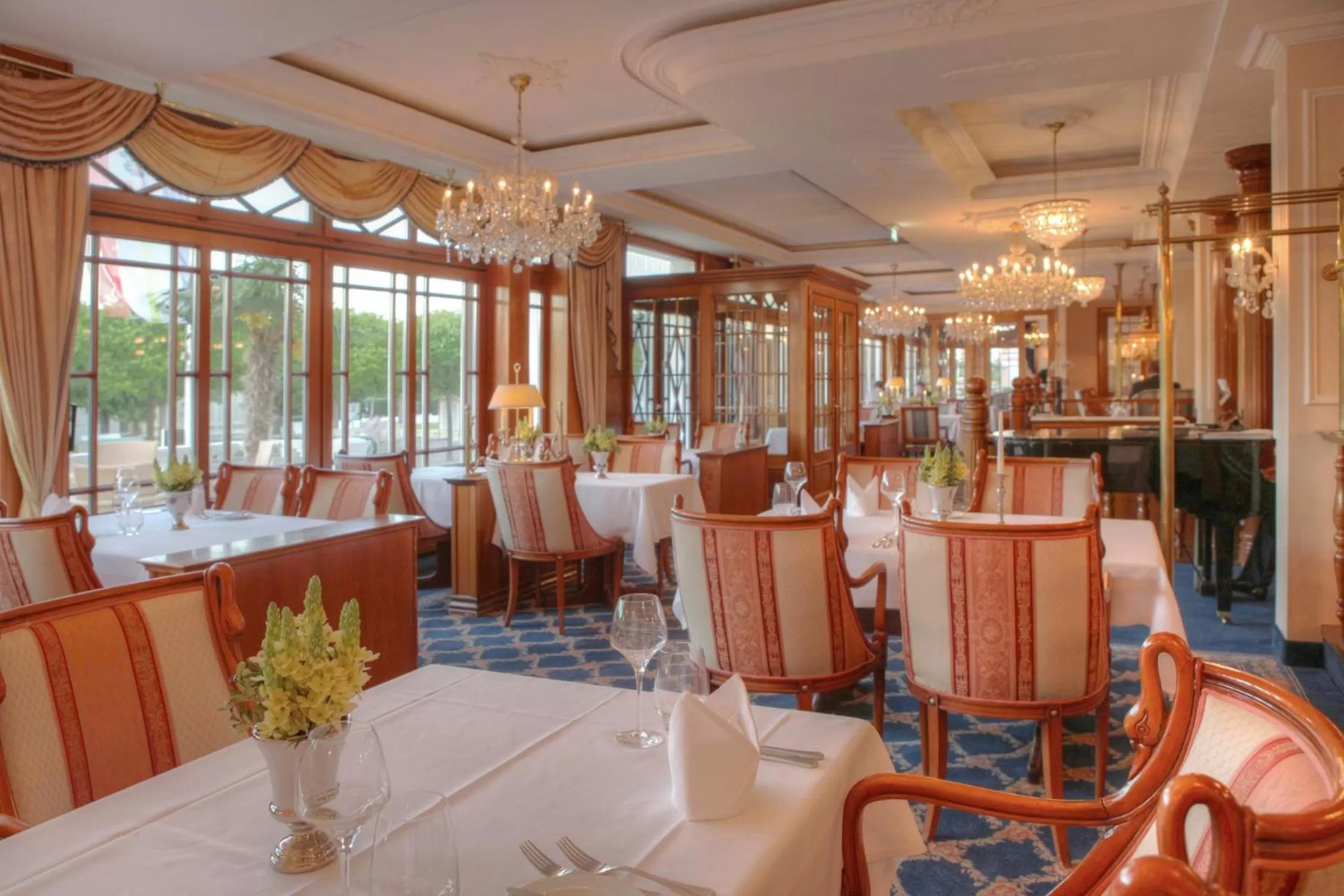 Restaurant/places to eat in SEETELHOTEL Ahlbecker Hof das elegante Traditionshotel & ruhiger Rückzugsort an der Ostsee