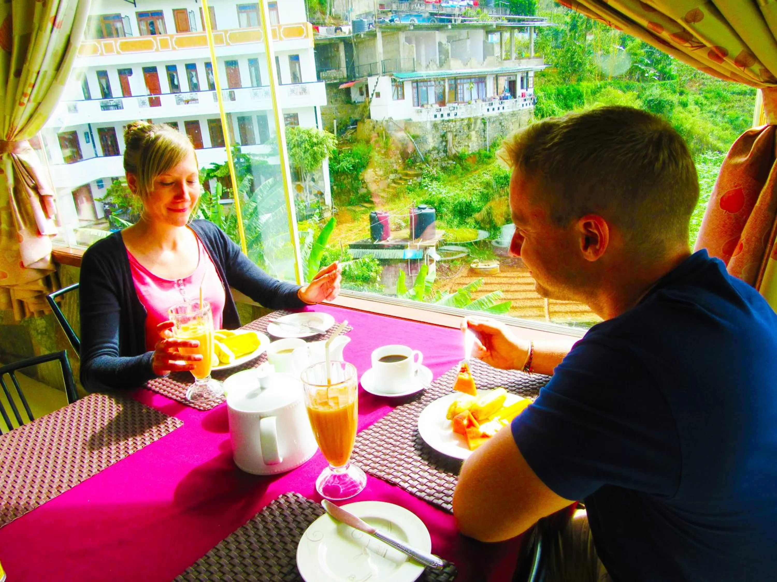 Continental breakfast in Srilak View Holiday Inn