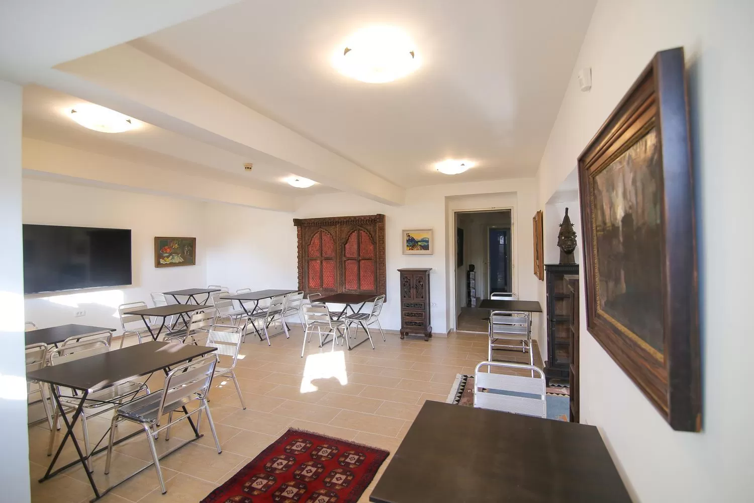 Seating area in Hotel Vila Katrca