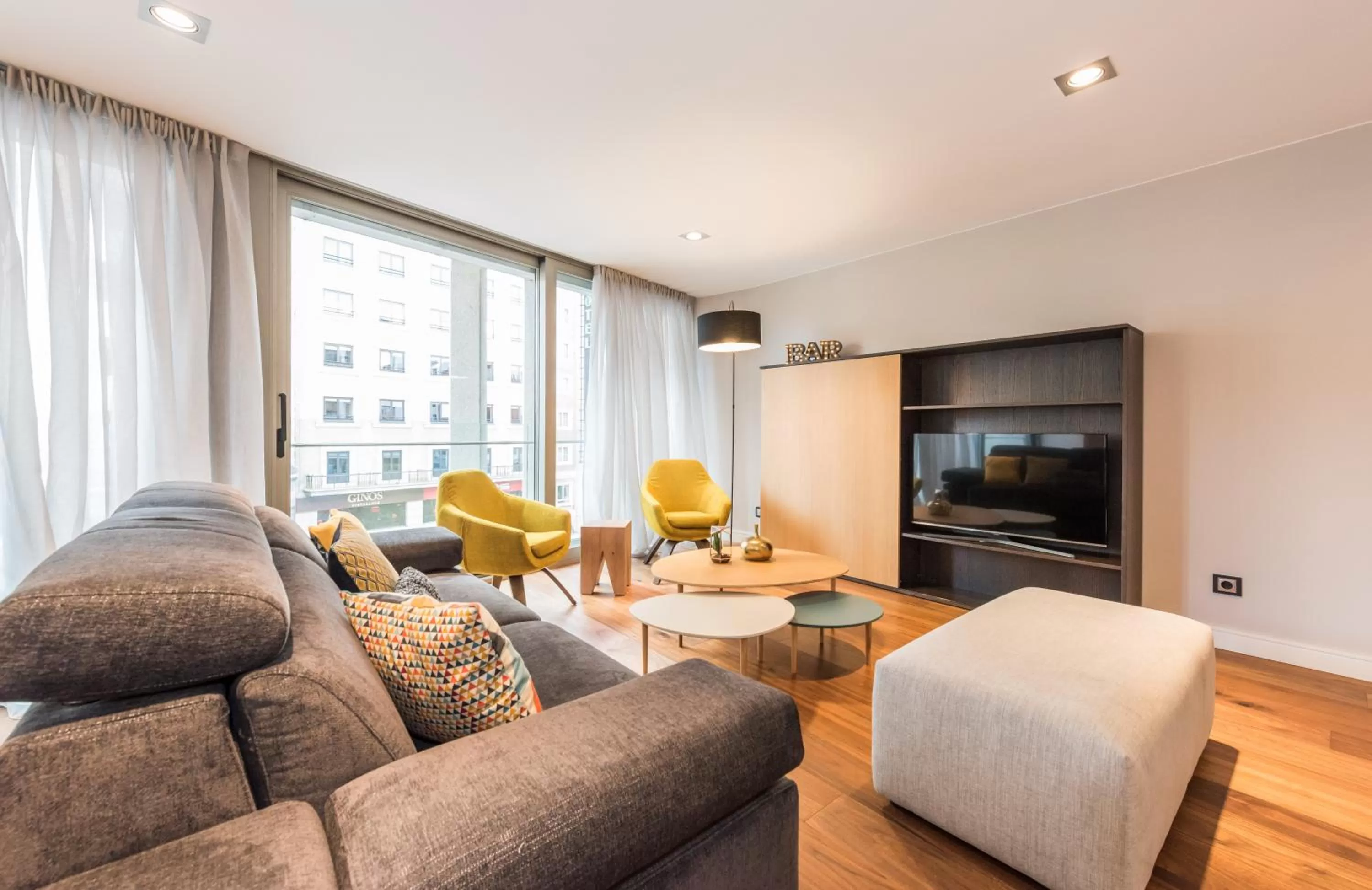 Living room in Gran View Apartments