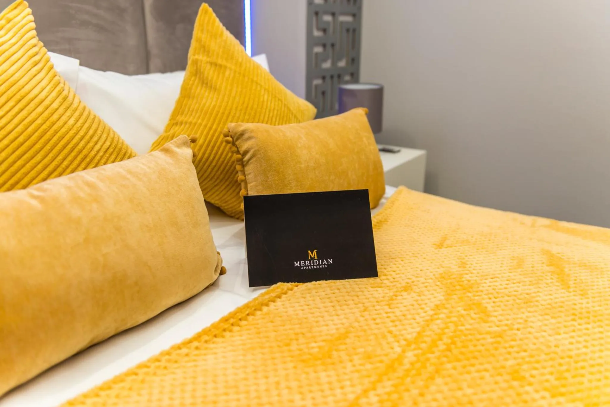 Bed in Meridian Serviced Apartments