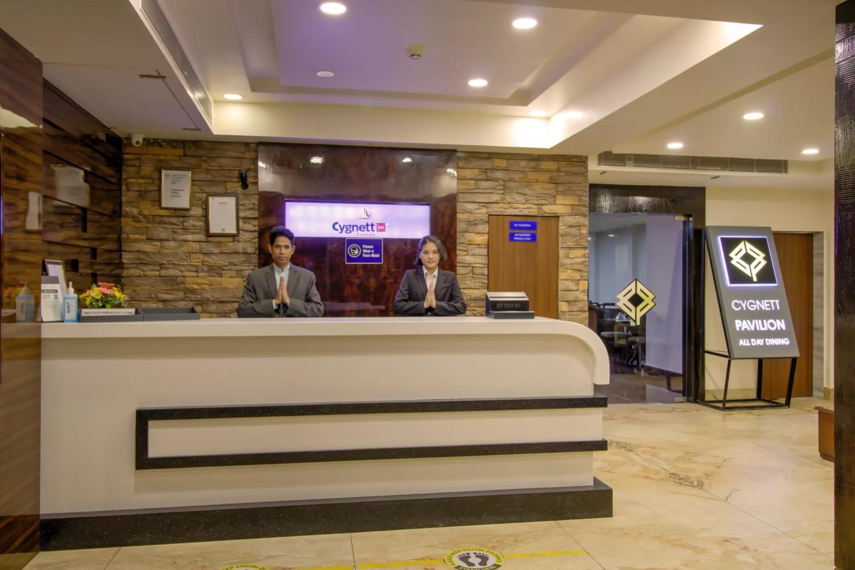 Lobby or reception in Cygnett Inn Trendz