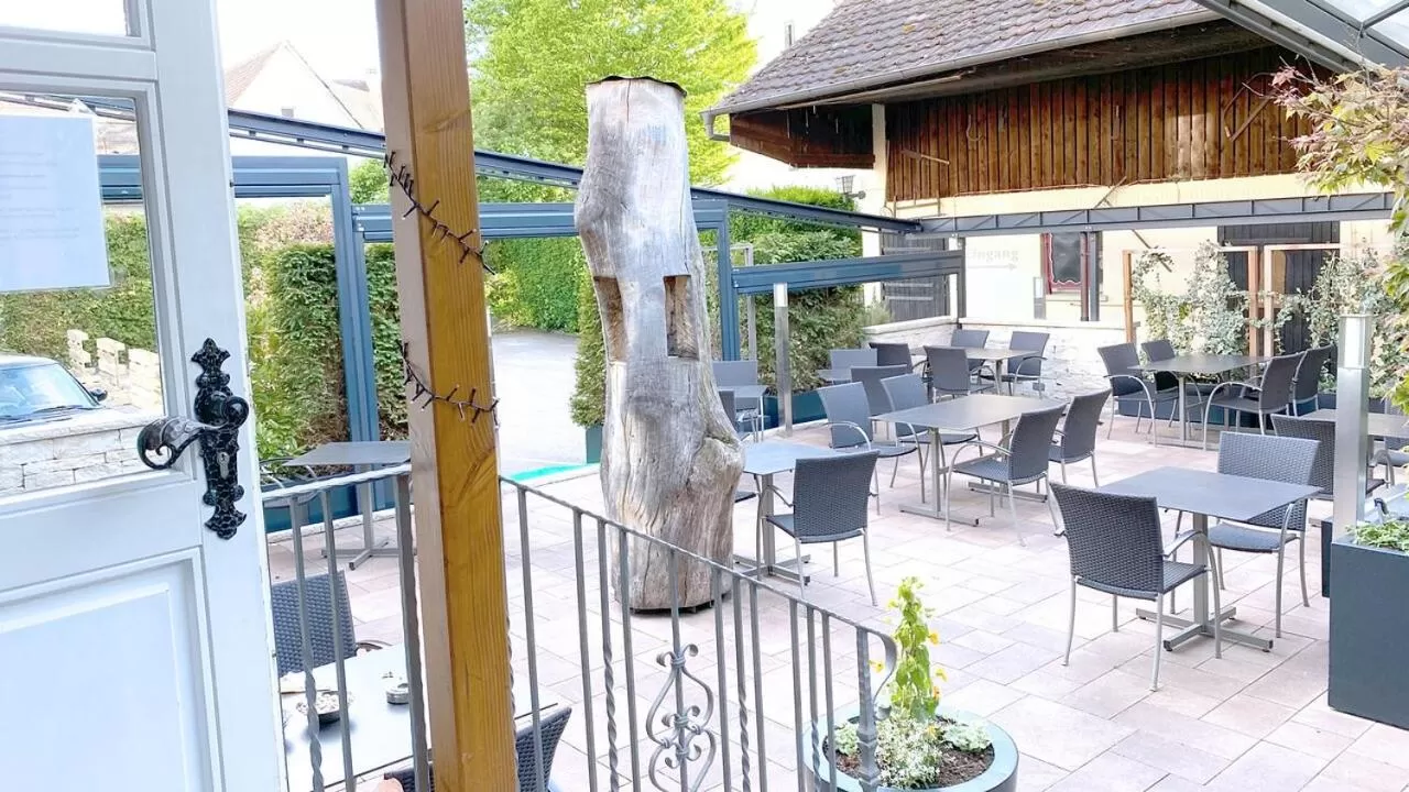Patio in Landgasthof Rebstock Weil am Rhein / Basel