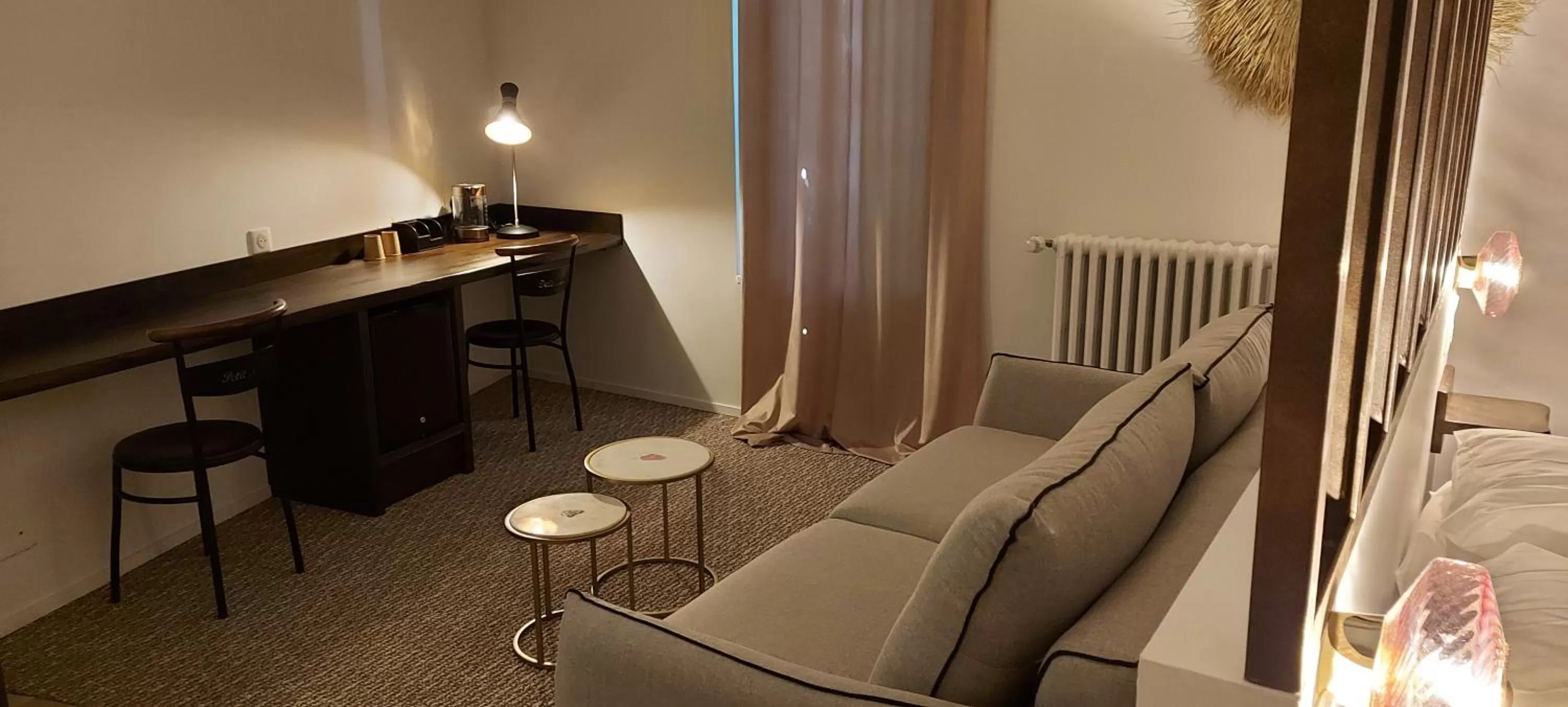 Seating Area in auberge le petit mas