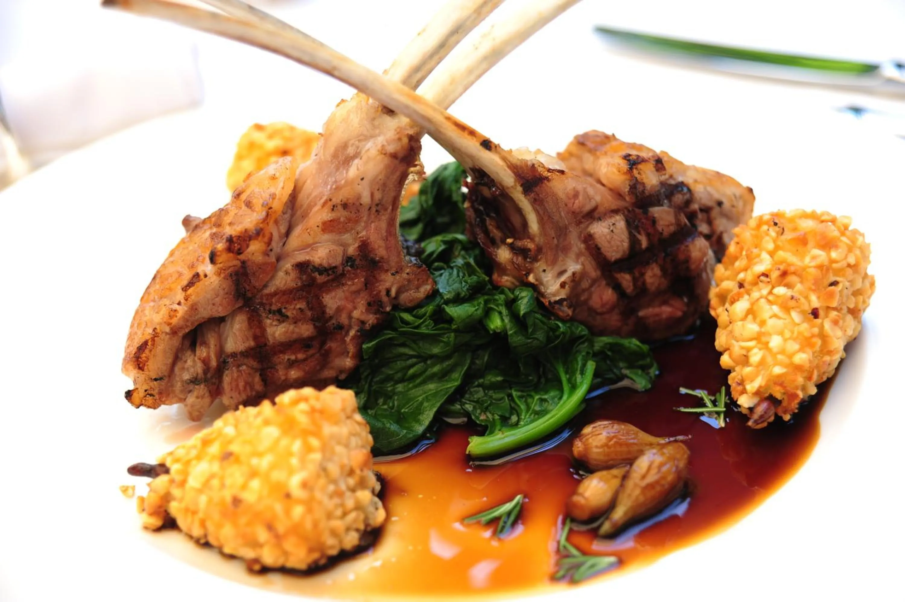 Food close-up in Tuvana Hotel