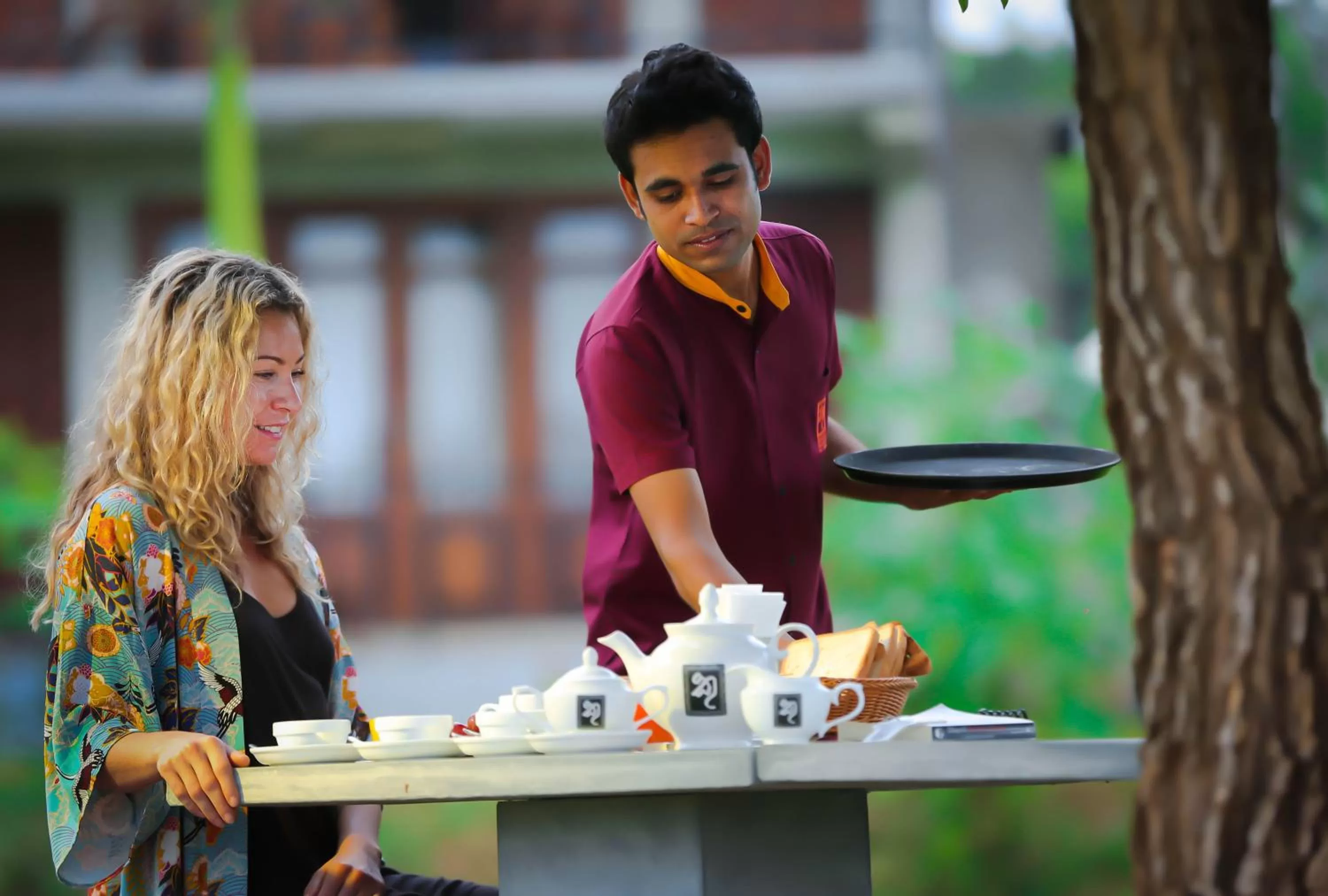 Continental breakfast in Kubura Resort