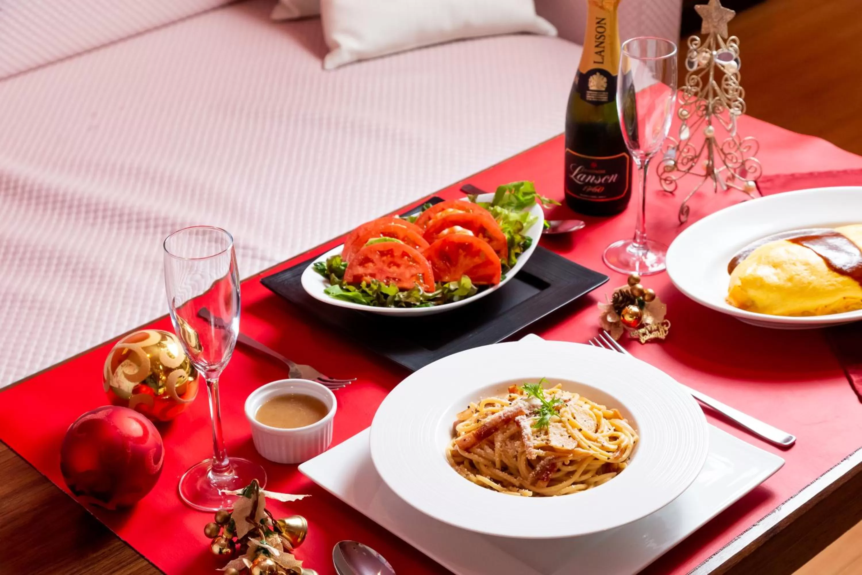 Food close-up, Lunch and Dinner in Hotel Renaissance Sendai (Leisure Hotel)