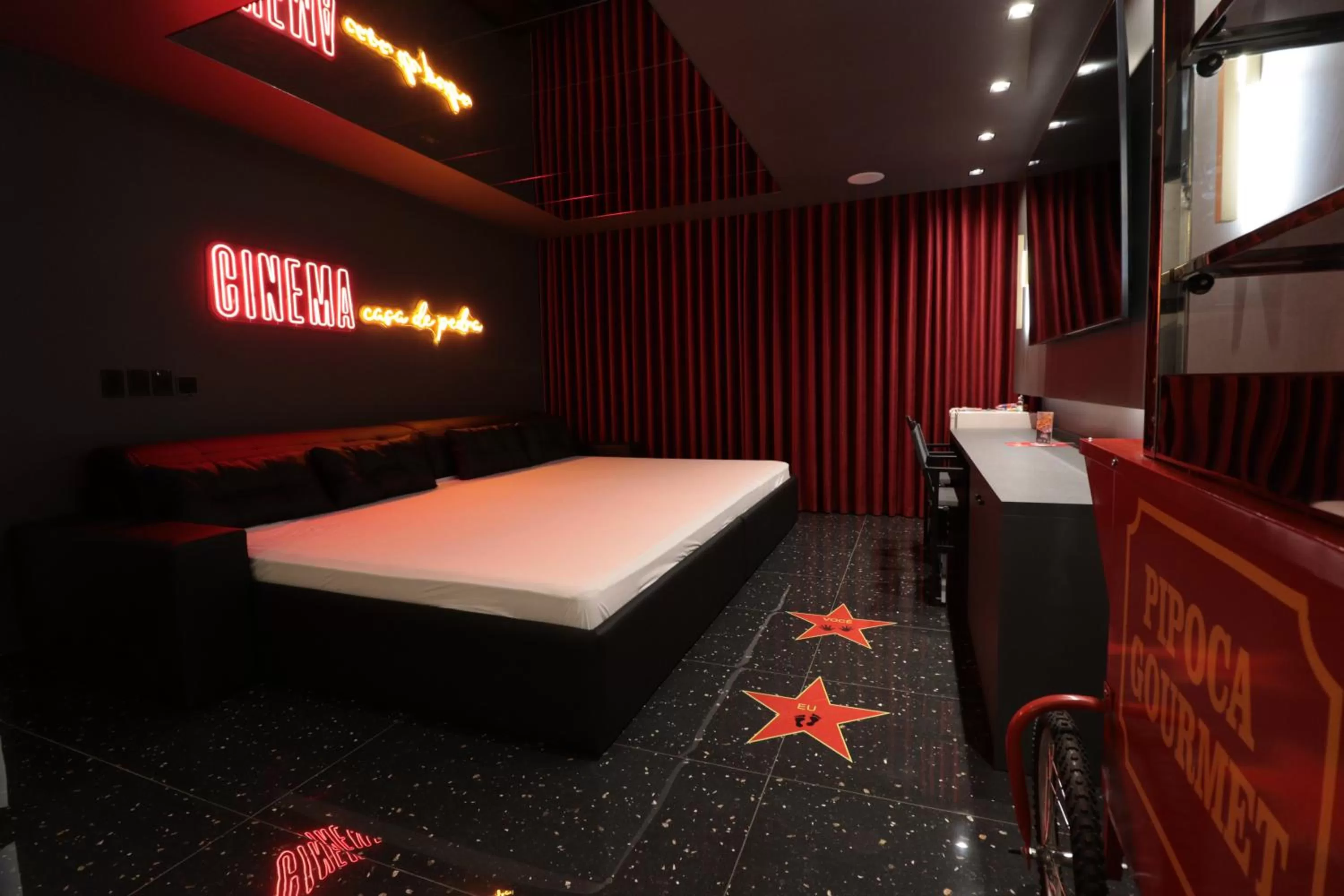 Bed in Motel Casa de Pedra