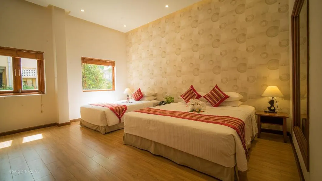 Bed in Saigon Mui Ne Resort