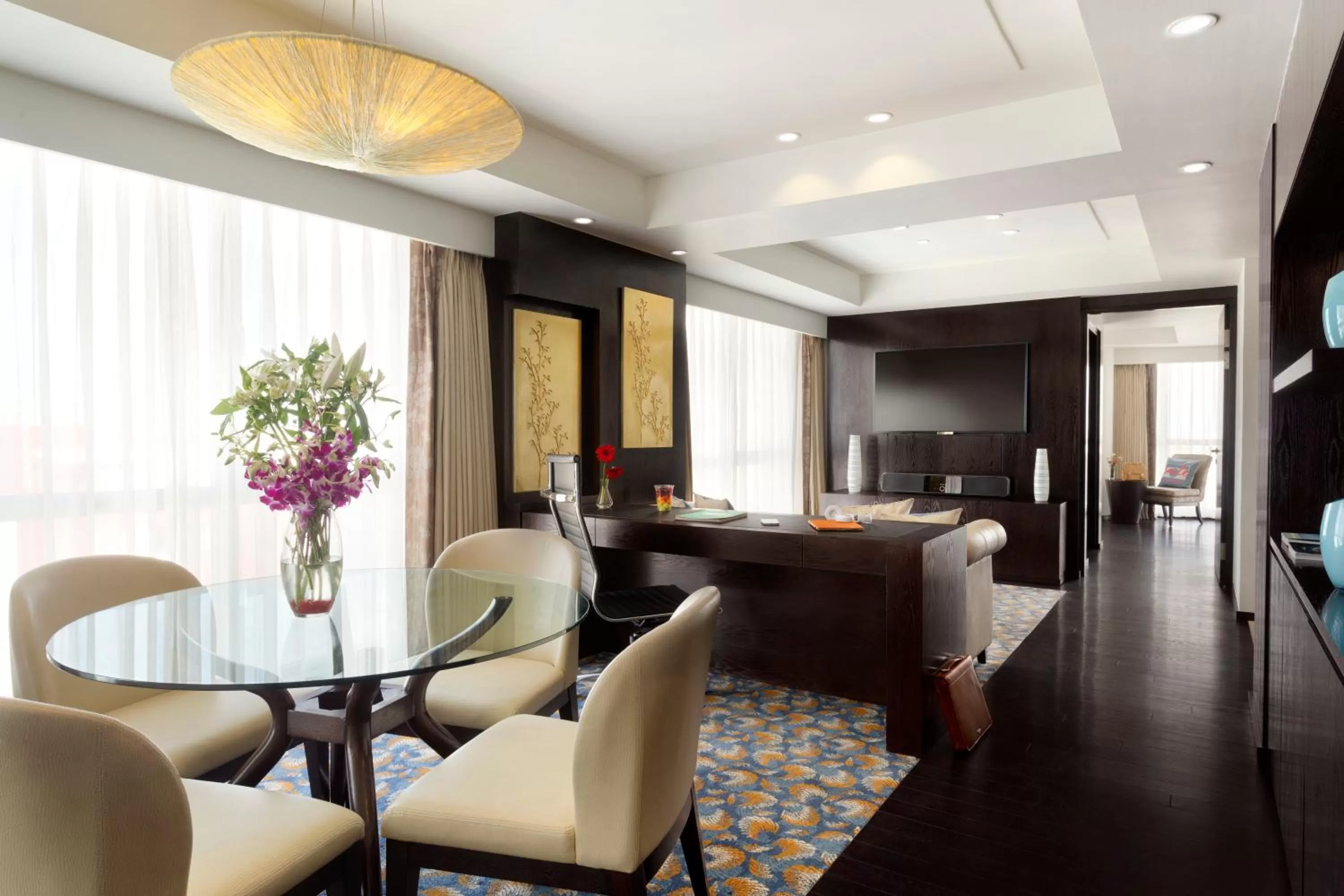 Living room in Jen Maldives Male by Shangri-La