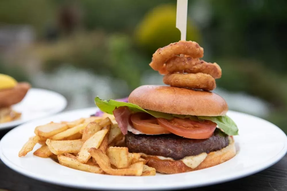 Food close-up in Inn On The Lake